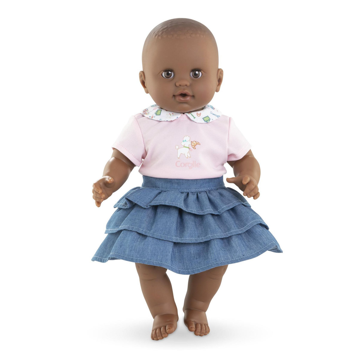 Corolle T-Shirt et Jupe à volants Week-end à Paris pour poupon 36 cm