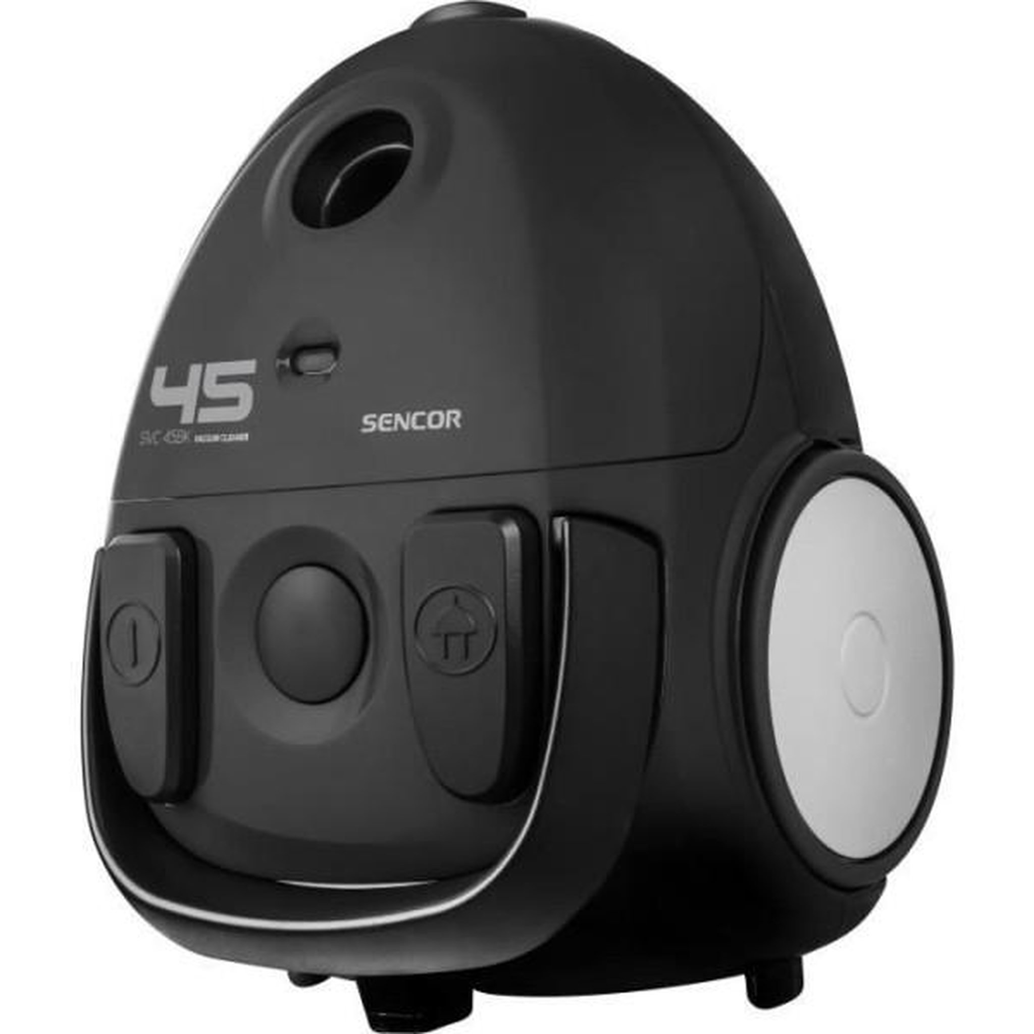 Voir la diapositive 6 : MARKET24 Aspirateur Robot  traîneau avec sac - SENCOR - SVC 45BK-EUE3 - Moteur ECO 850 W - 79 dBA - 1,5 L - Noir