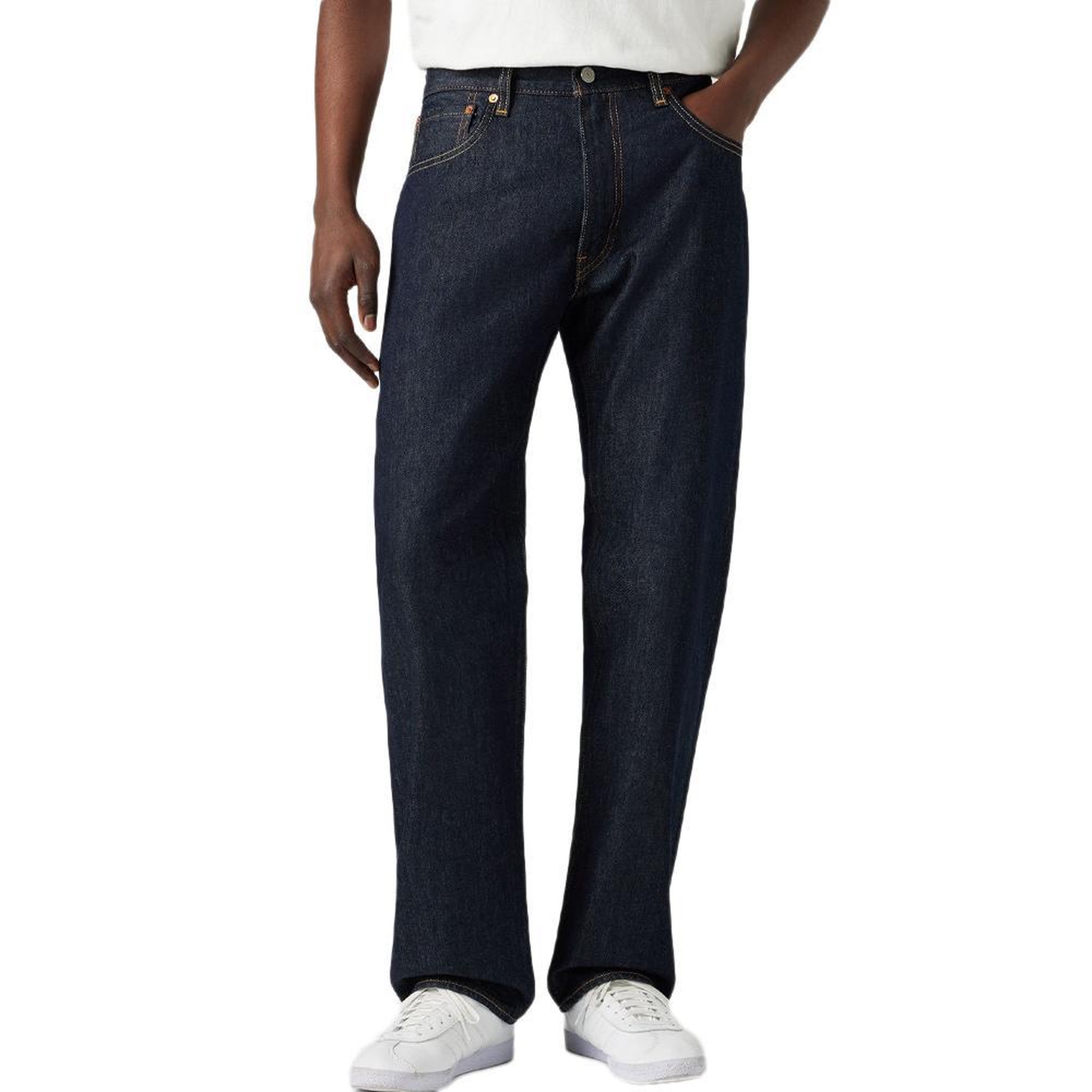 Voir la diapositive 1 : Levi's Jean 555  Foncé Brut Homme Levi's Relaxed Straight