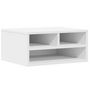 Voir la diapositive 2 : VIDAXL Support d imprimante blanc 49x40x22,5 cm bois d ingénierie