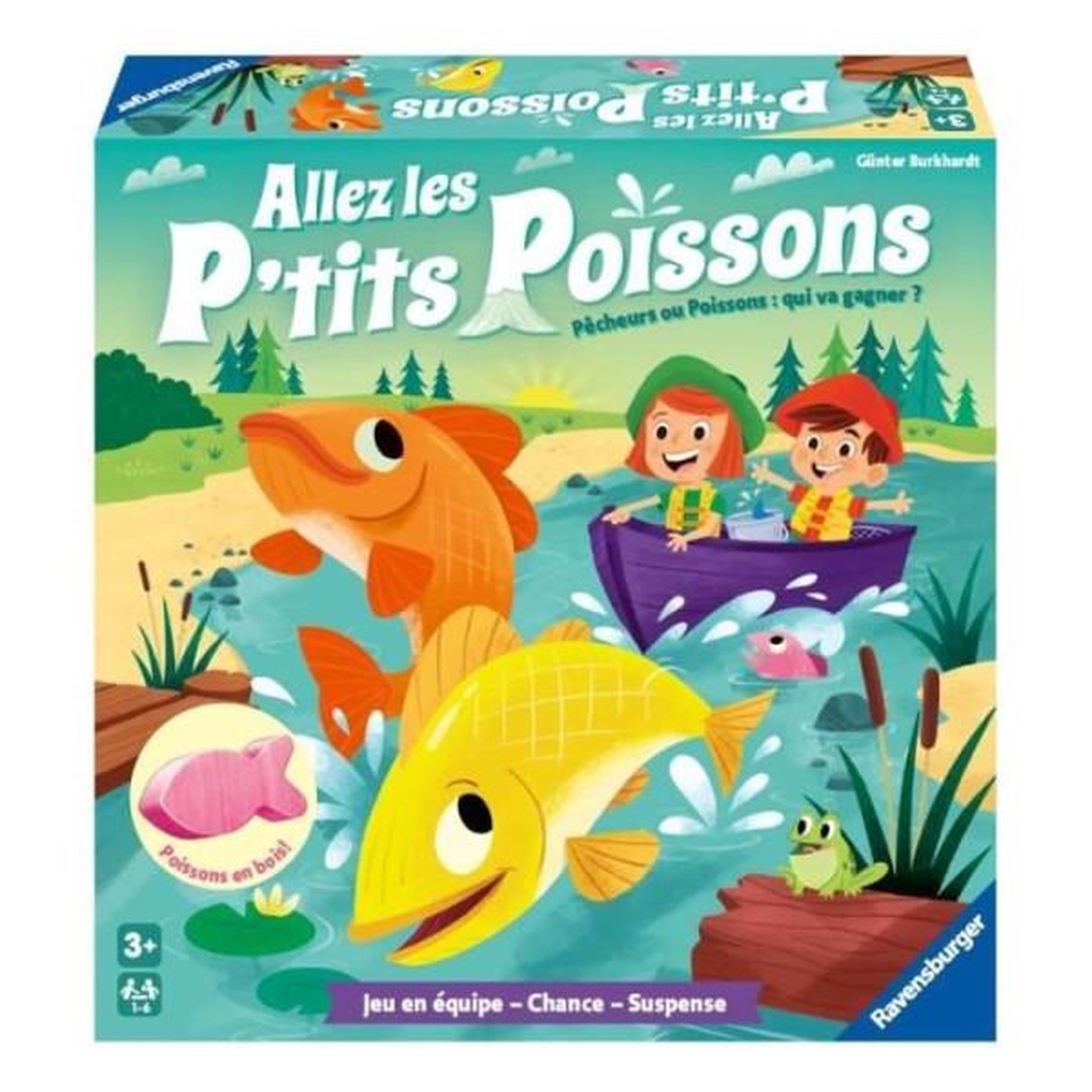 RAVENSBURGER Allez les p'tits poissons - Jeux enfants - 00020991 - Des 3 ans.