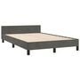 Voir la diapositive 5 : VIDAXL Cadre de lit sans matelas gris fonce 120x200 cm velours