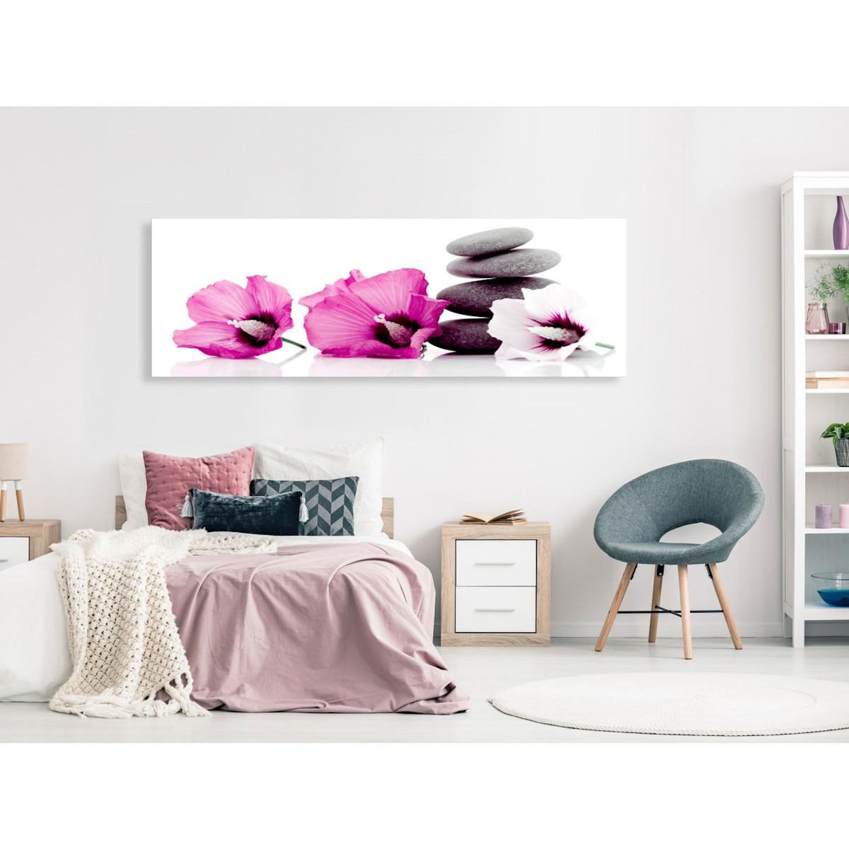 Paris Prix Tableau Imprimé  Calm Mallow Narrow Pink