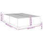 Voir la diapositive 6 : VIDAXL Cadre de lit sans matelas vert fonce 140x190 cm velours