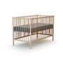 Voir la diapositive 2 : WEBABY Lit bébé en bois avec matelas