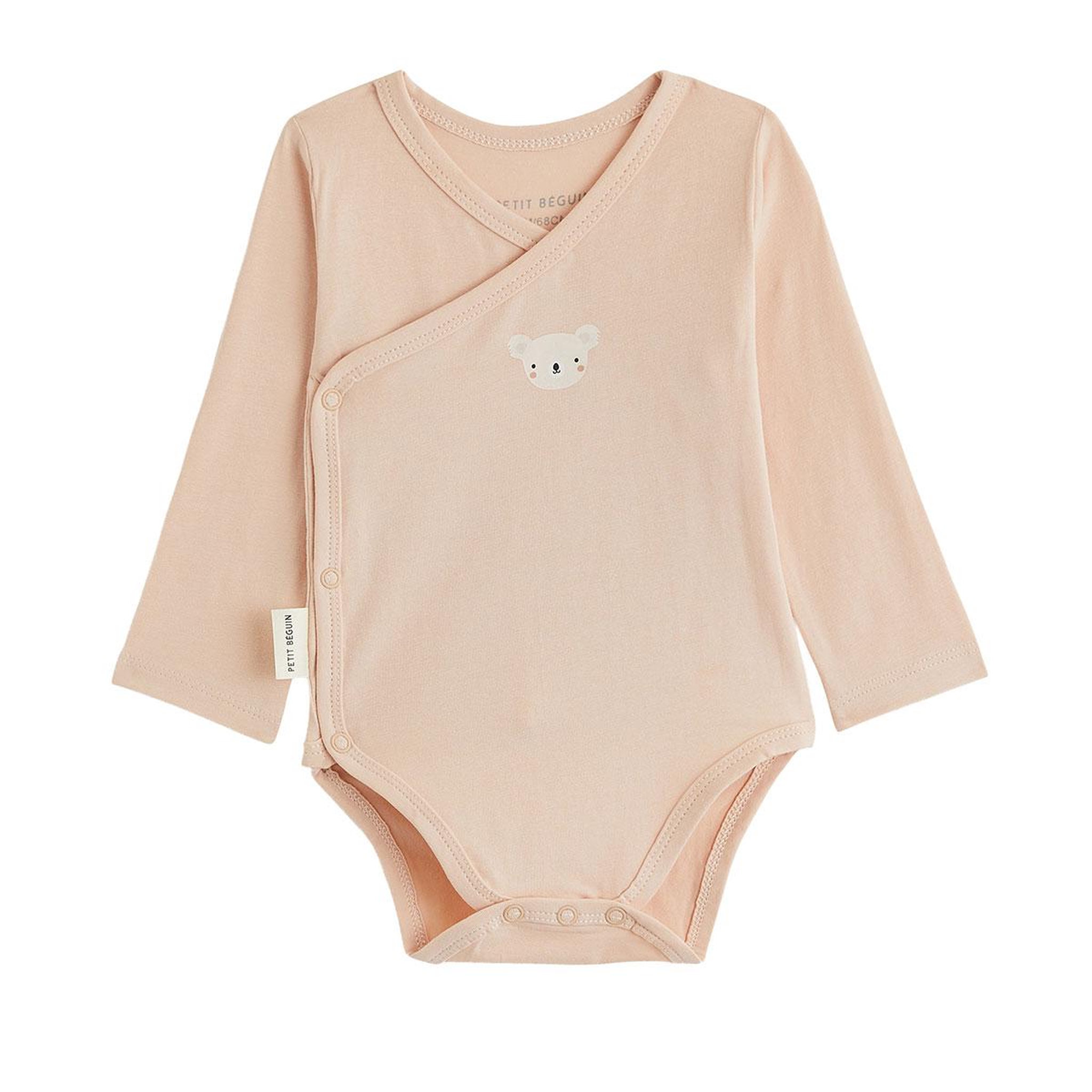 Voir la diapositive 5 : PETIT BEGUIN Lot de 3 bodies bébé manches longues ouverture croisée