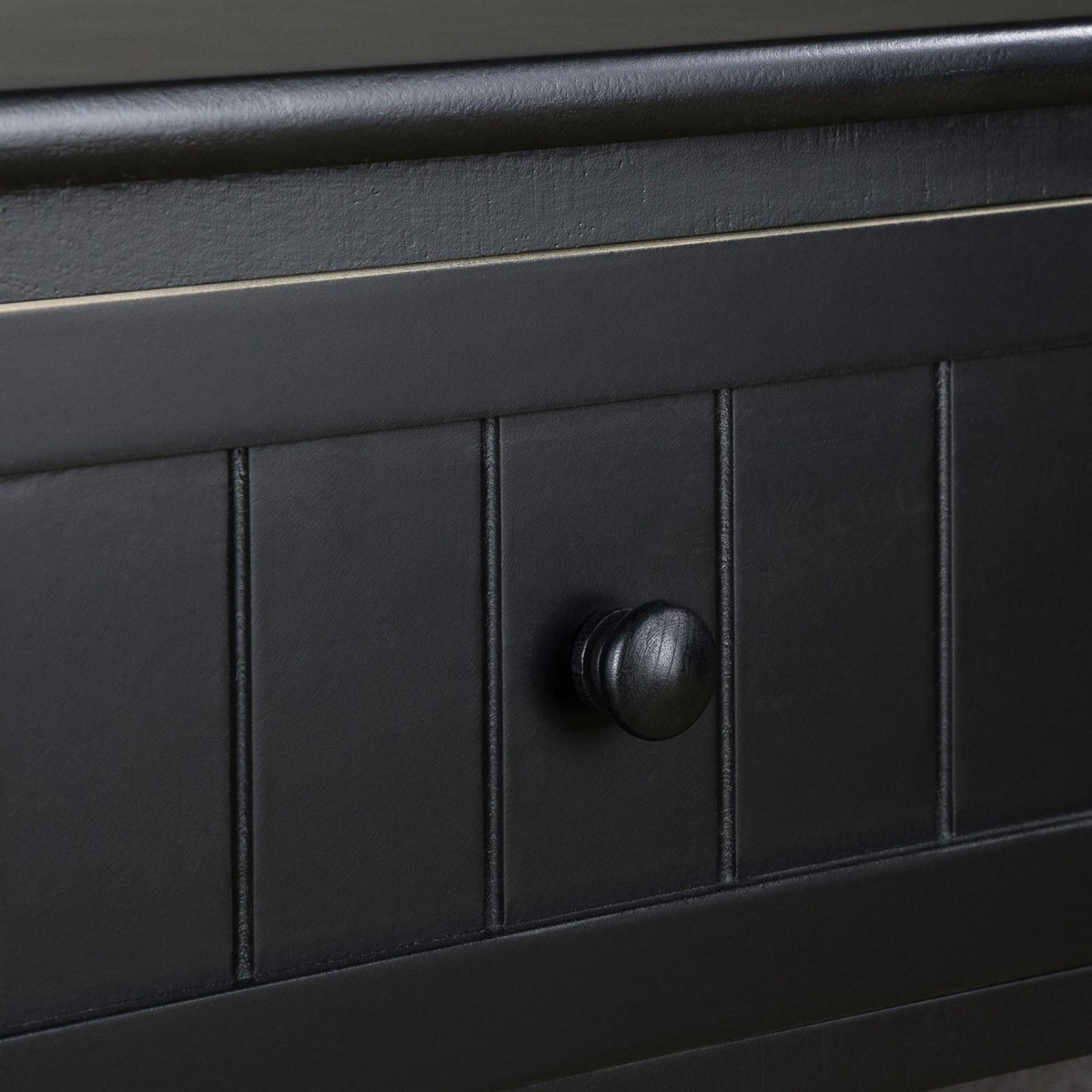 IDIMEX Table de chevet AKURE avec 1 tiroir et 1 panier en bois