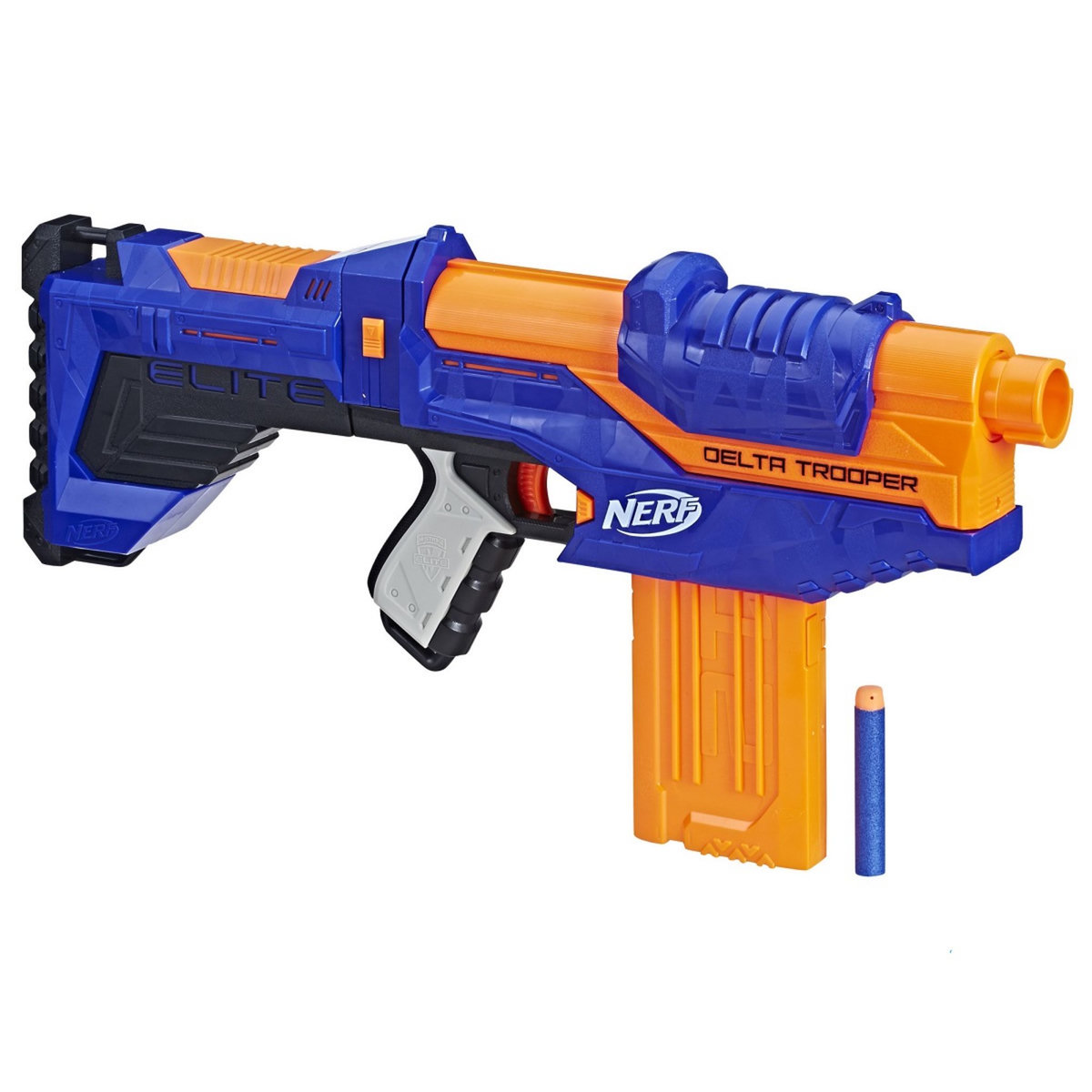 HASBRO Pistolet Nerf Elite Delta Trooper et Fléchettes Nerf Elite Officielles