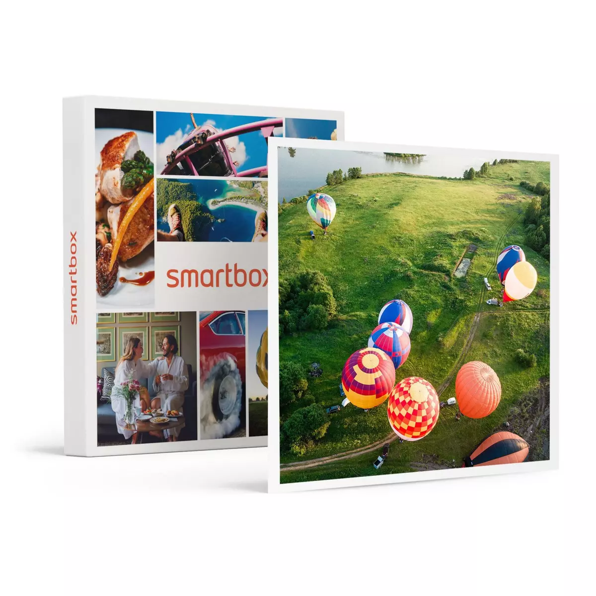 Smartbox Vol en montgolfière pour 2 personnes au-dessus du Beaujolais - Coffret Cadeau Sport & Aventure