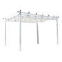 Voir la diapositive 1 : Paris Prix Pergola Avec Toit  Lazio  345cm Blanc