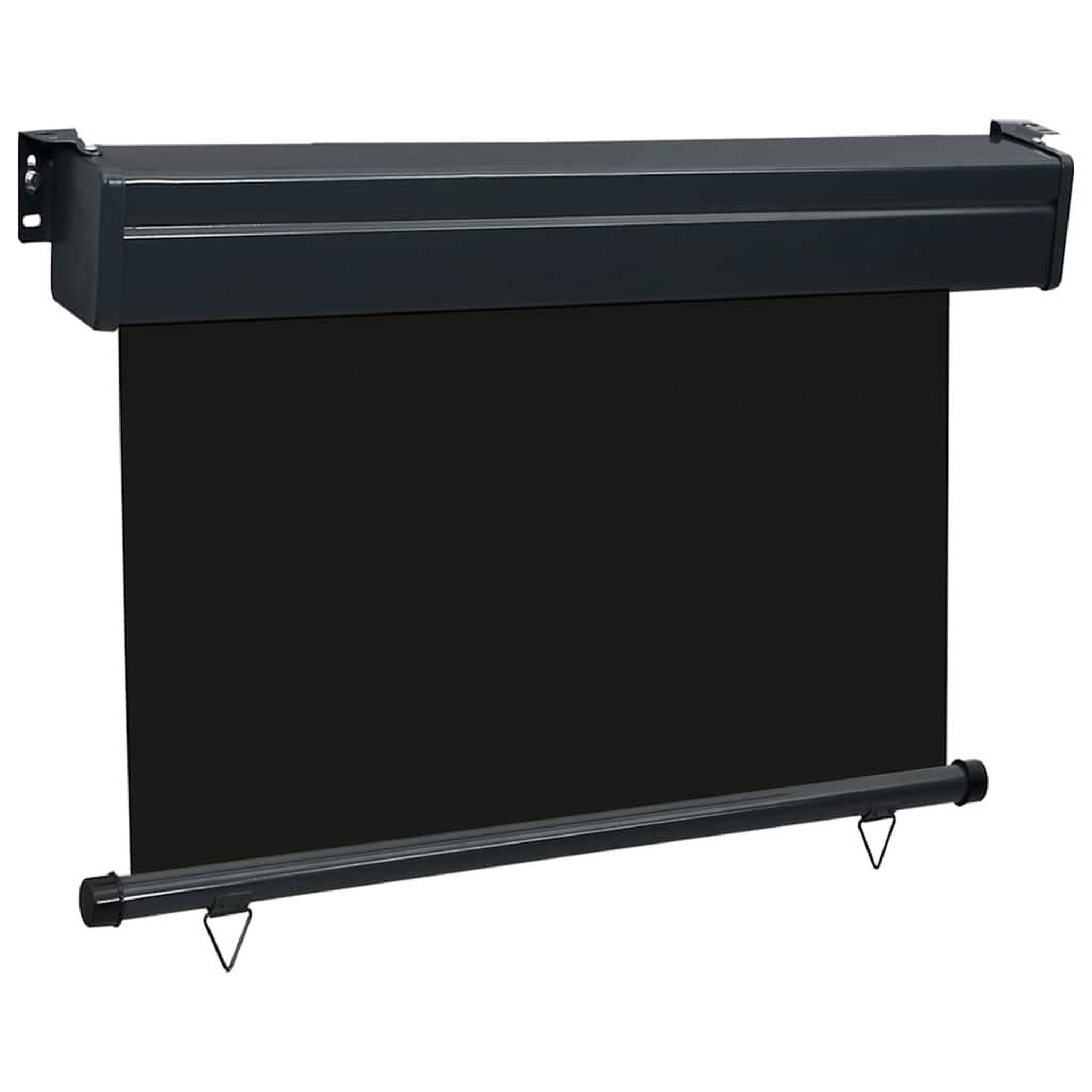 Voir la diapositive 3 : VIDAXL Auvent lateral de balcon 105x250 cm noir