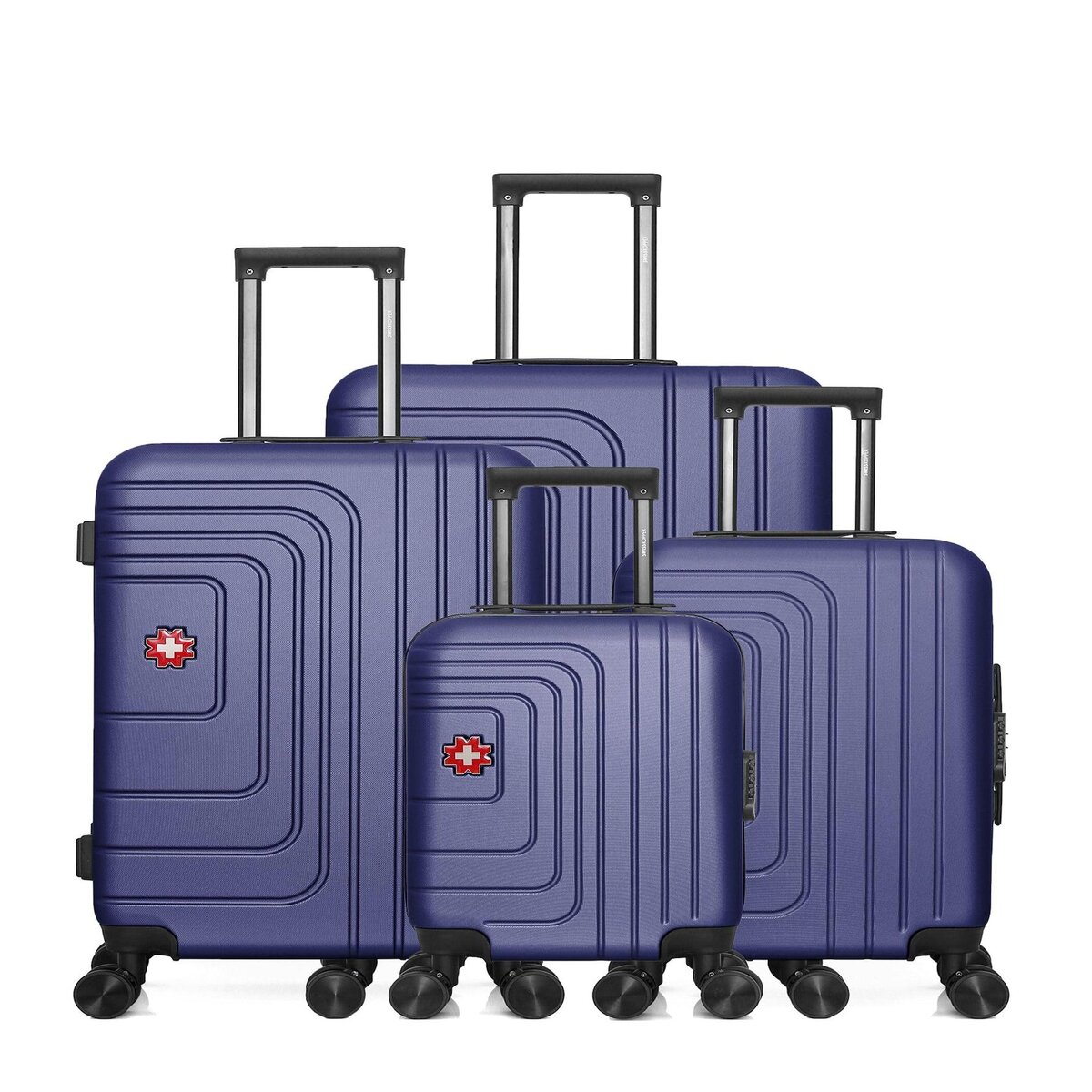 SWISS KOPPER SWISS KOPPER - Lot de 4 - Valises grand format, weekend, cabine, cabine XXS RUTI