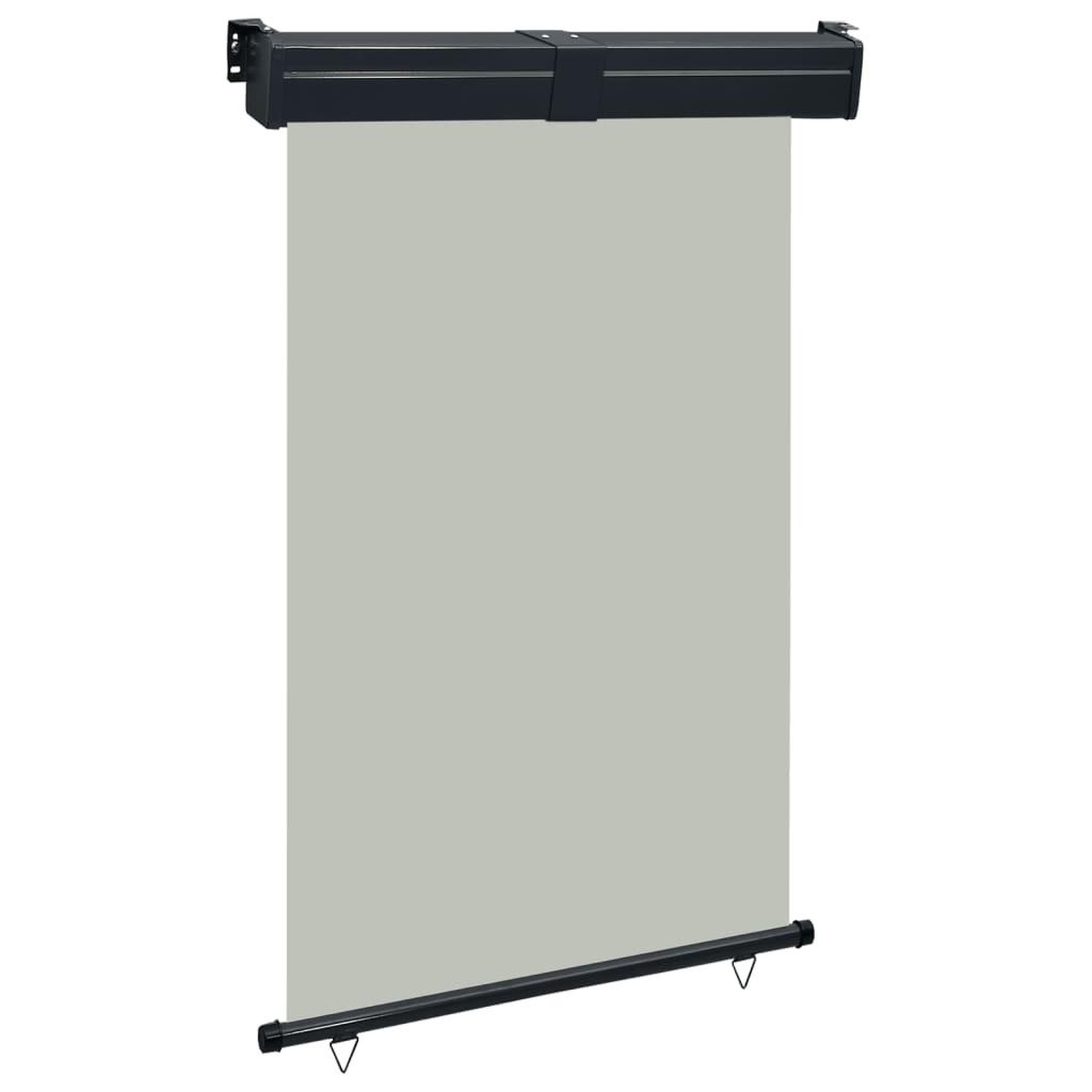 VIDAXL Auvent lateral de balcon 125x250 cm Gris