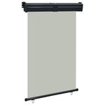 VIDAXL Auvent lateral de balcon 125x250 cm Gris