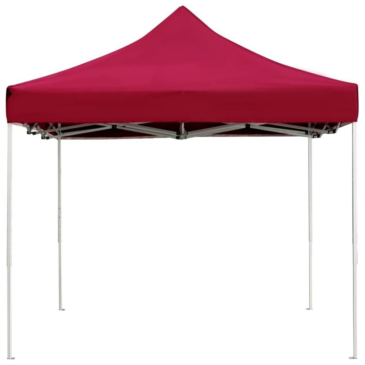 VIDAXL Tente de reception pliable Aluminium 4,5x3 m Bordeaux