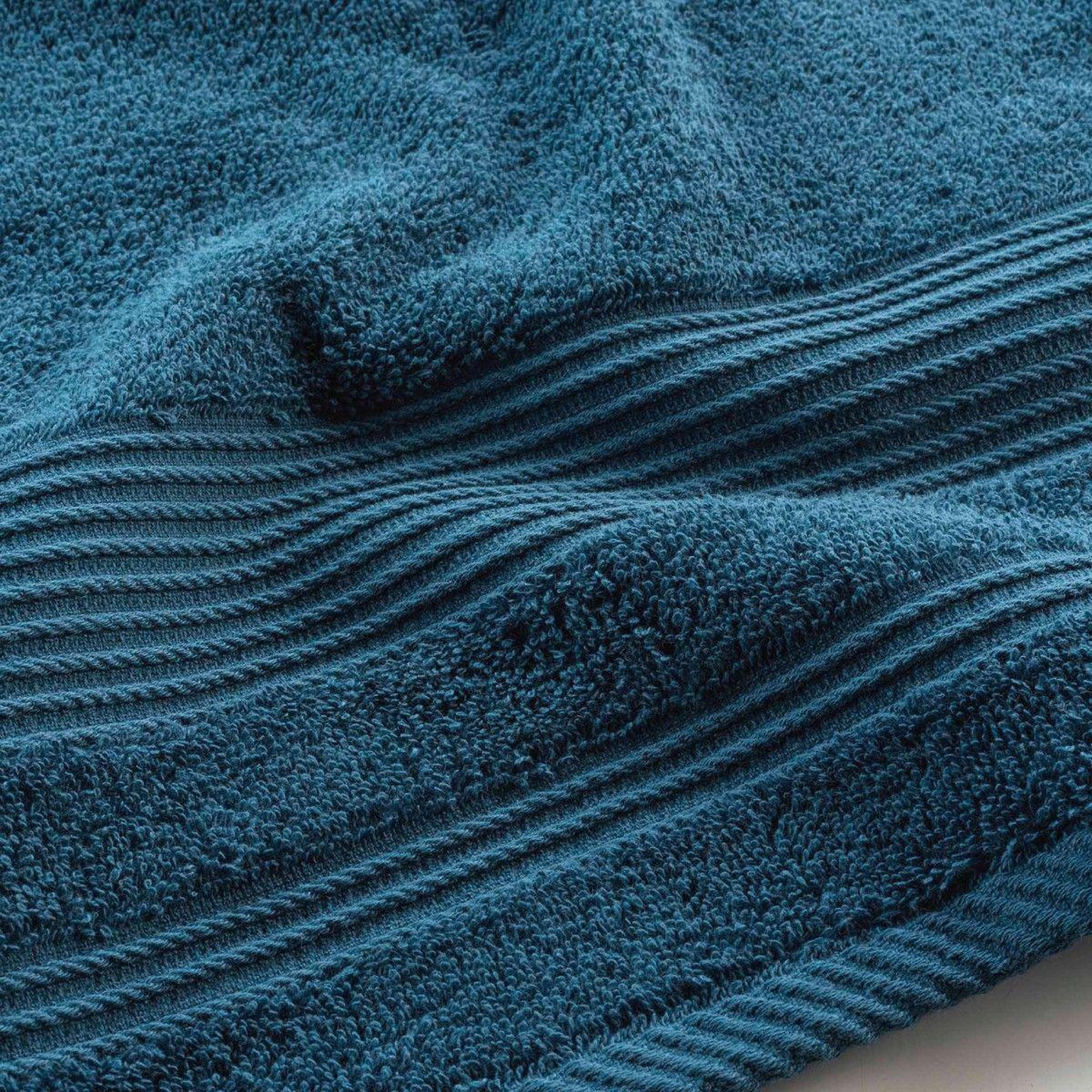 Voir la diapositive 2 : Douceur d'Intérieur Drap de douche  tendresse  70x130cm saphir