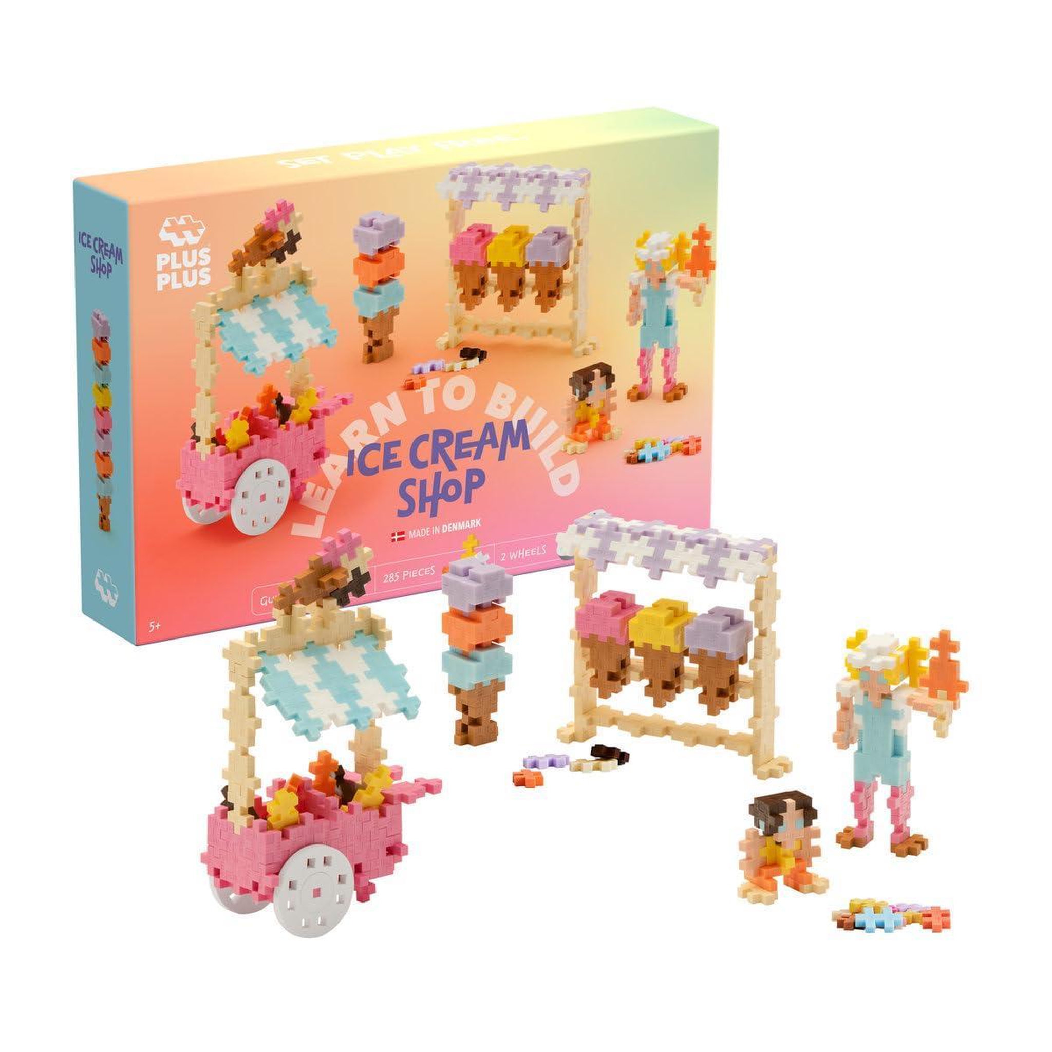 PlusPlus Plus-Plus Kit découverte Marchand de Glaces 285 pièces