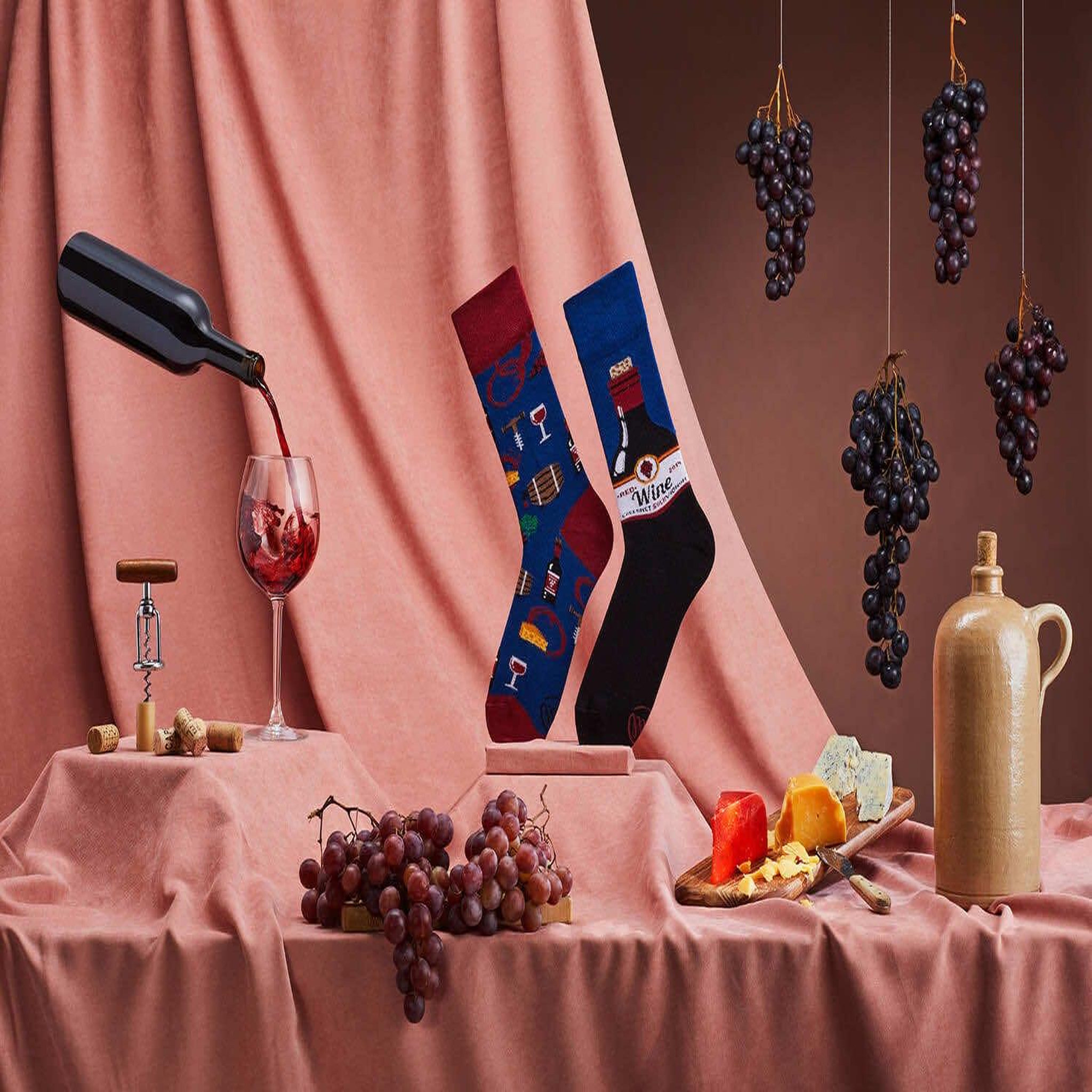 Voir la diapositive 3 : MANY MORNINGS Chaussettes cabernet sockvignon