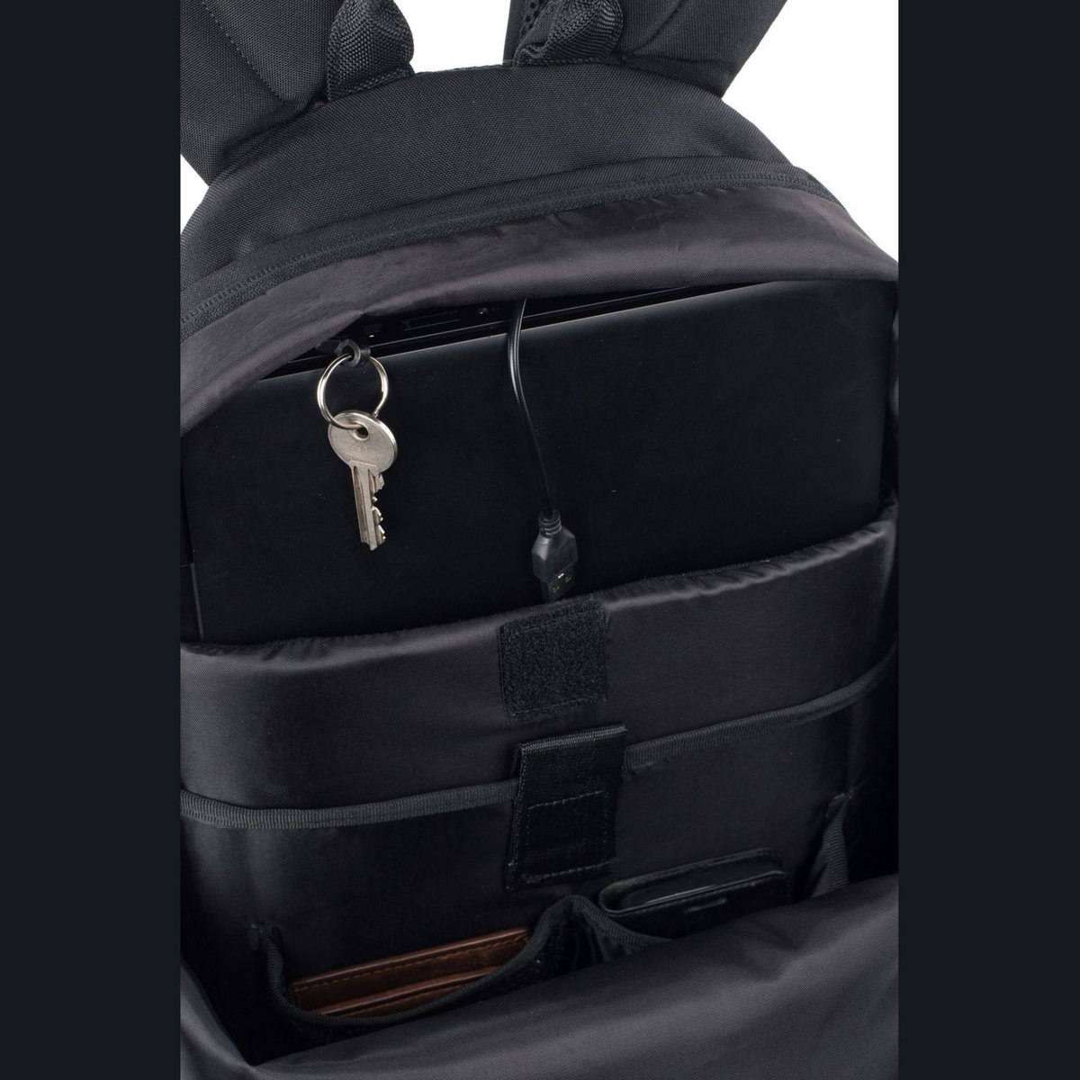 l'étudiant Sac à dos roll top 1 compartiment noir