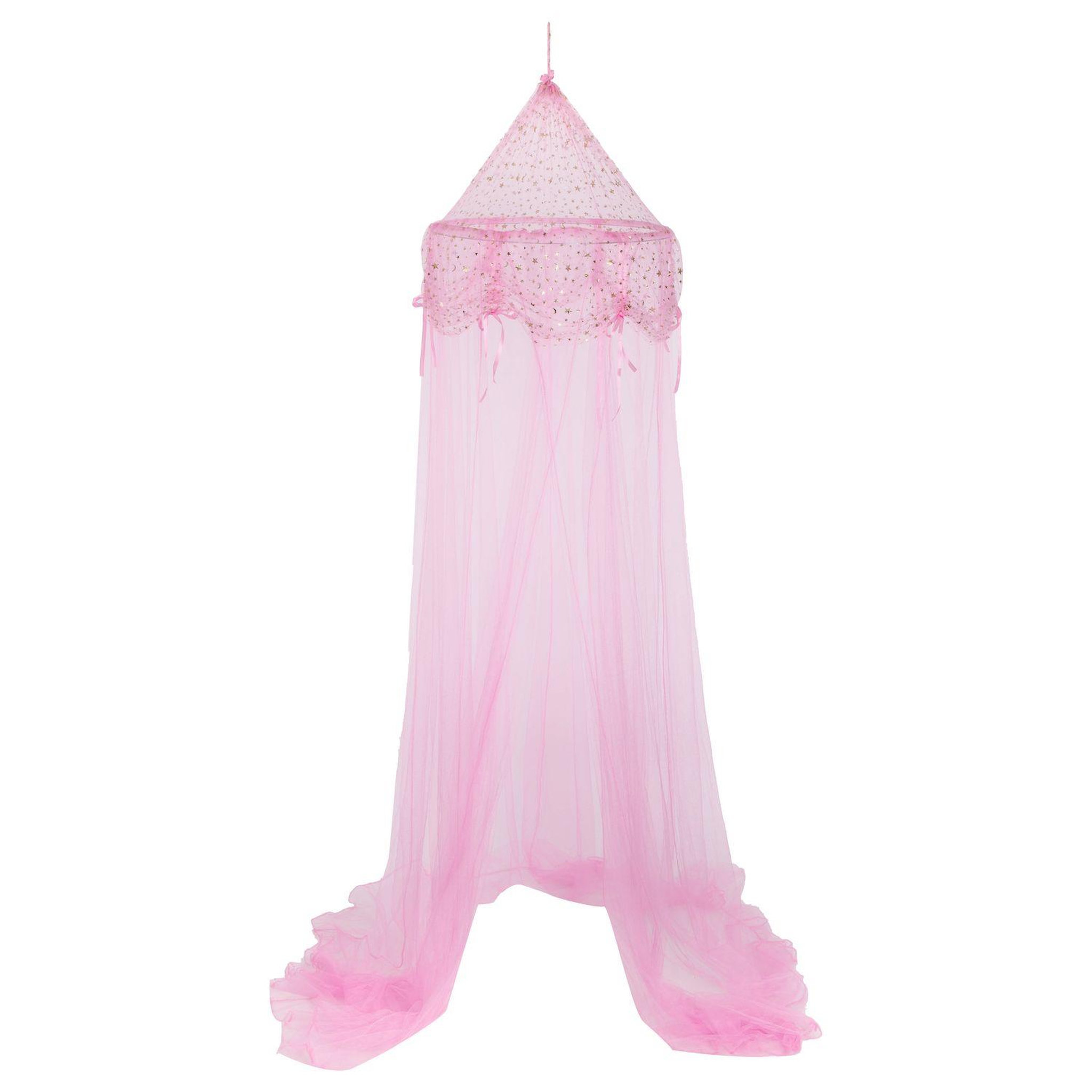 Atmosphera Kids Ciel de lit pour enfant Demoiselle - H. 250 cm. Coloris disponibles : Gris