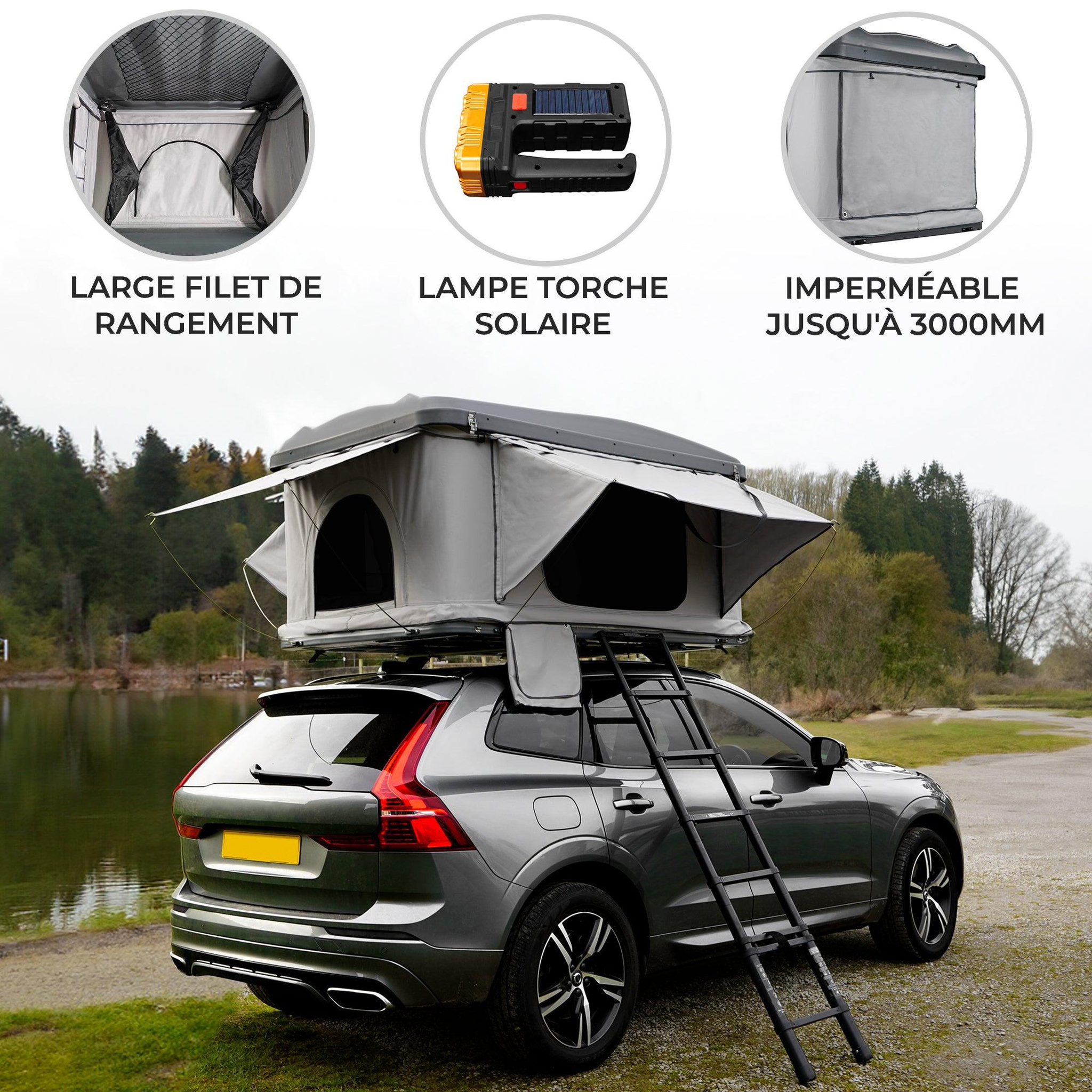 Voir la diapositive 2 : Monster Tente de Toit pour Voiture