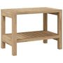 Voir la diapositive 2 : VIDAXL Table d'appoint de salle de bain 60x30x45cm bois de teck solide