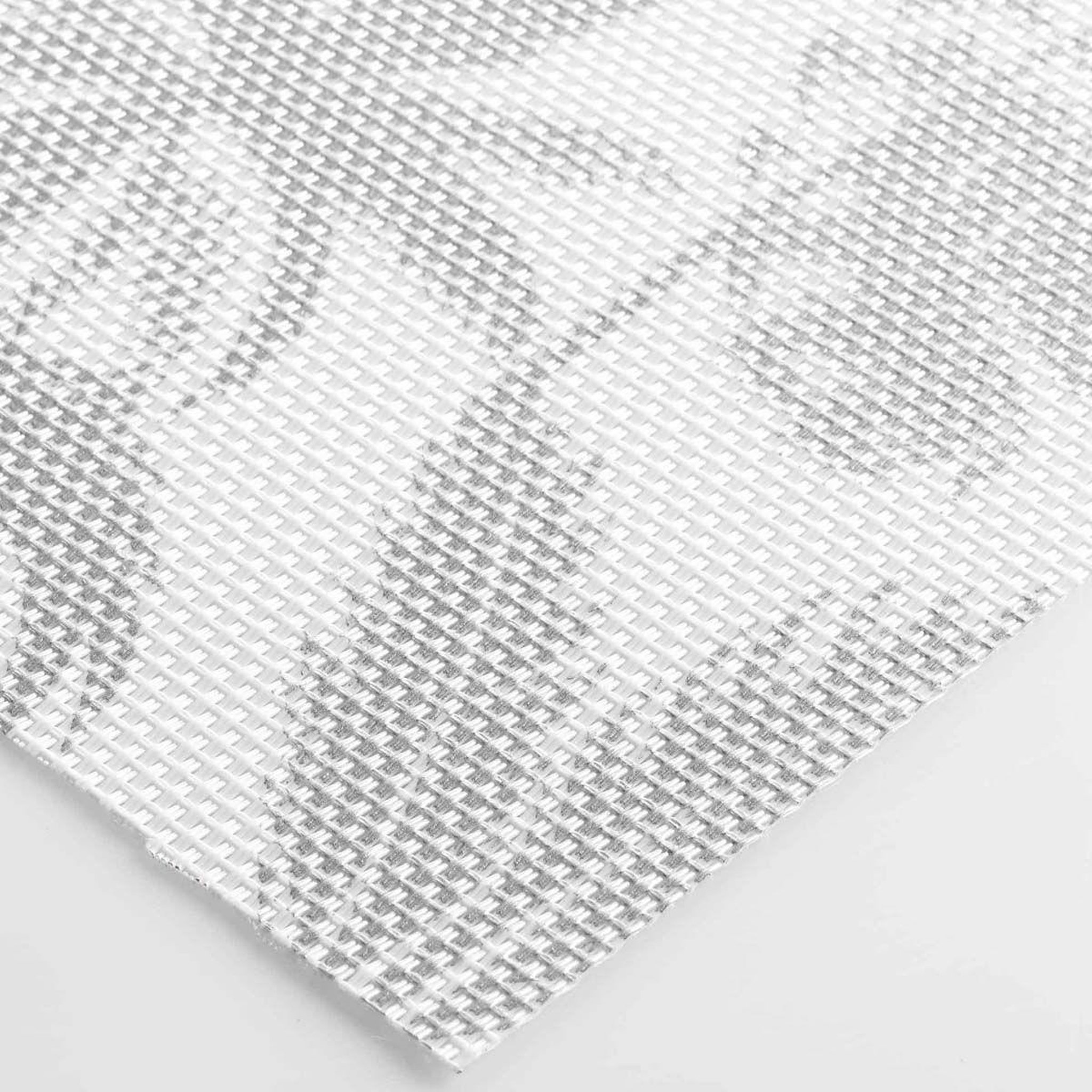 Voir la diapositive 2 : Douceur d'Intérieur Set de table  feuillor  28x43cm blanc & argent