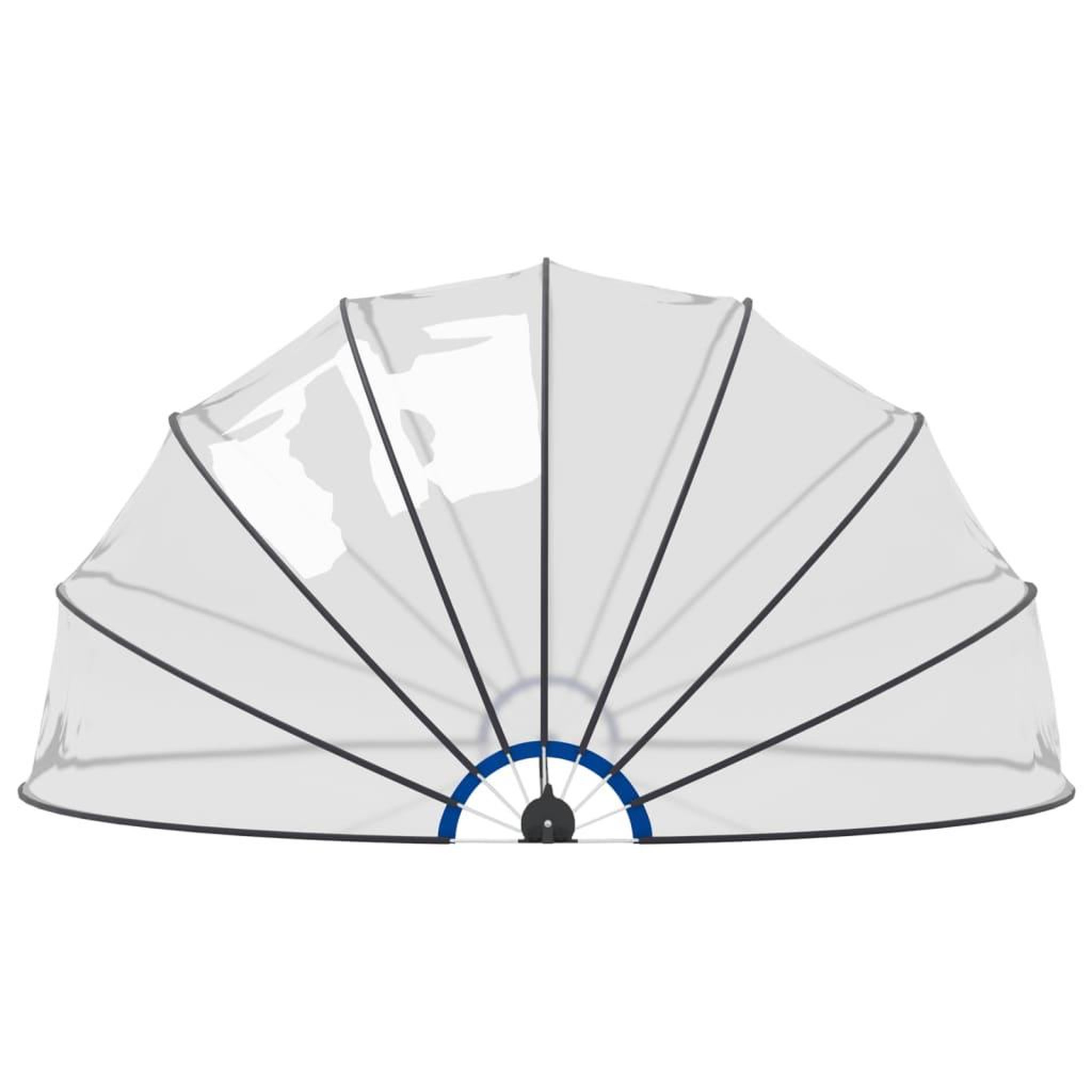 Voir la diapositive 4 : VIDAXL Dome de piscine 559x275 cm