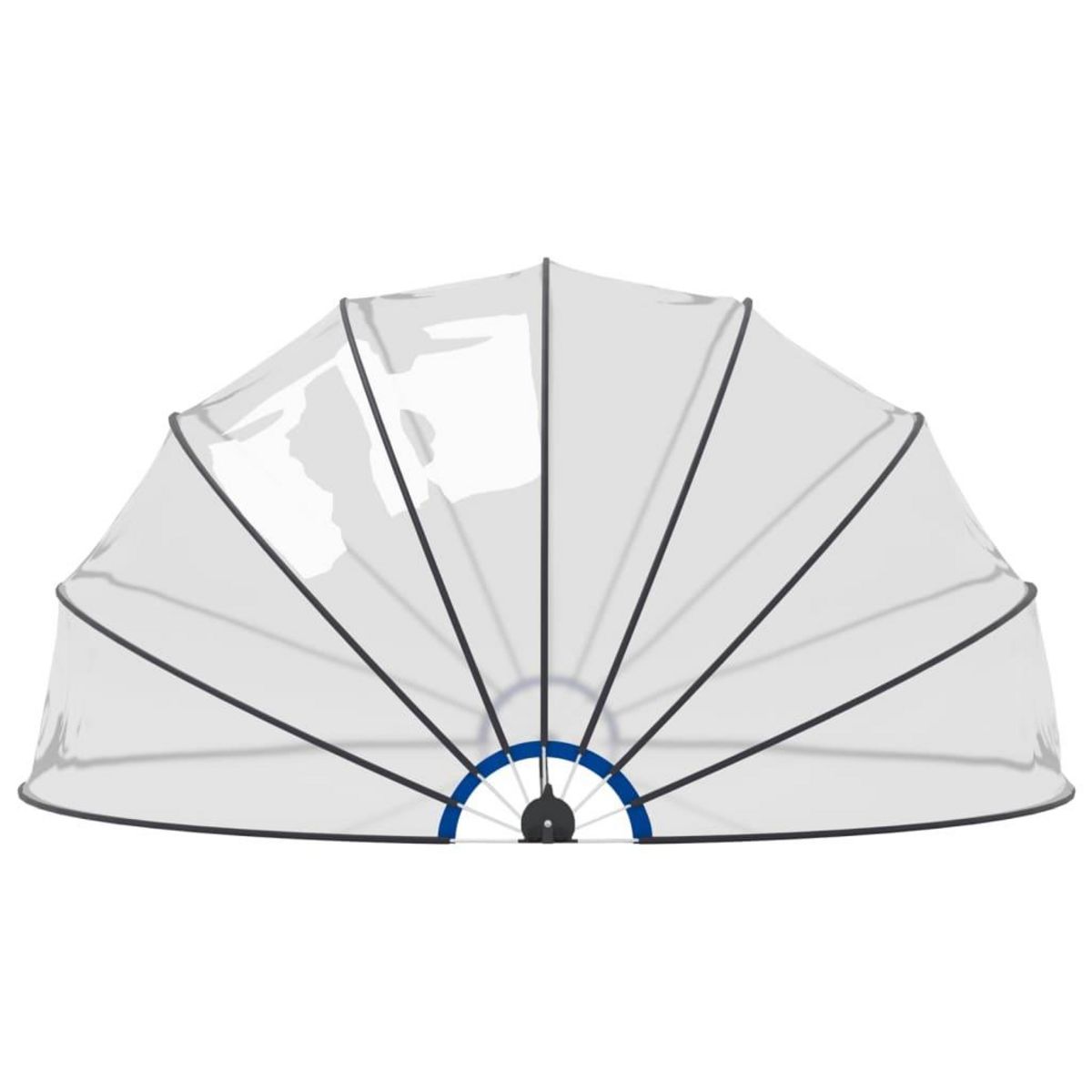 VIDAXL Dome de piscine 559x275 cm