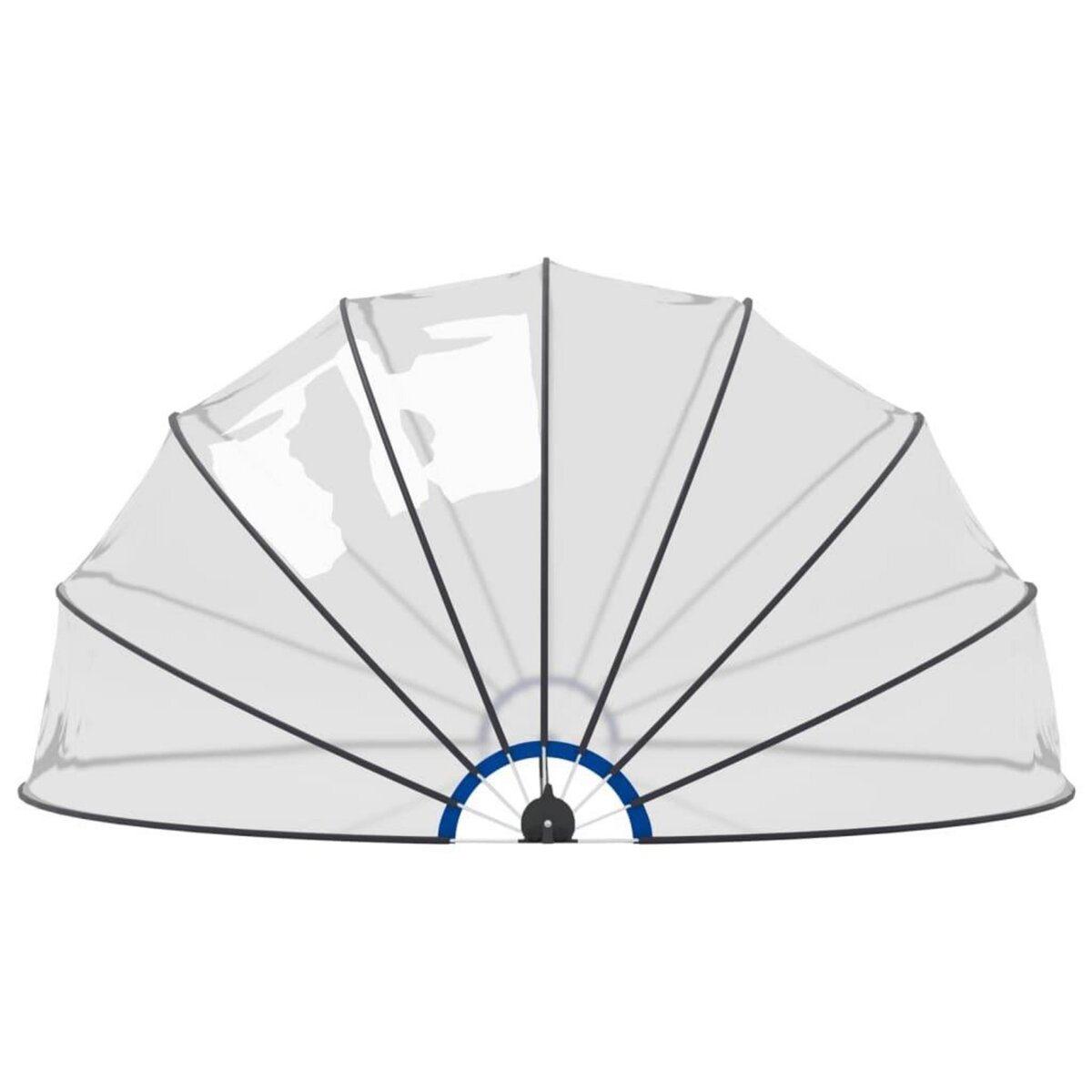 VIDAXL Dome de piscine 559x275 cm