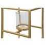 Voir la diapositive 3 : Paris Prix Bougeoir Design en Métal  Elegant  25cm Or