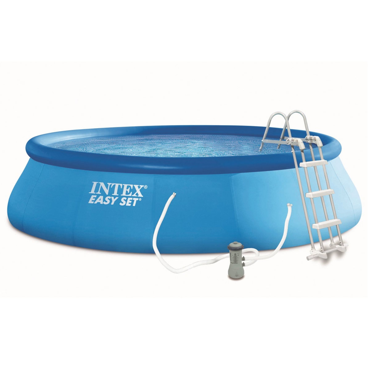 INTEX Piscine autoportée ronde 4,57 x H1,07m Fast Set