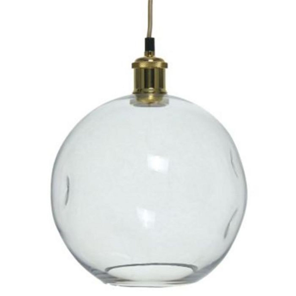 Paris Prix Lampe Suspension Design  Natalie  32cm Transparent