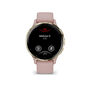Voir la diapositive 3 : GARMIN Montre connectée Garmin Venu 3S 41mm en acier Soft Gold, boîtier rose et bracelet en silicone rose