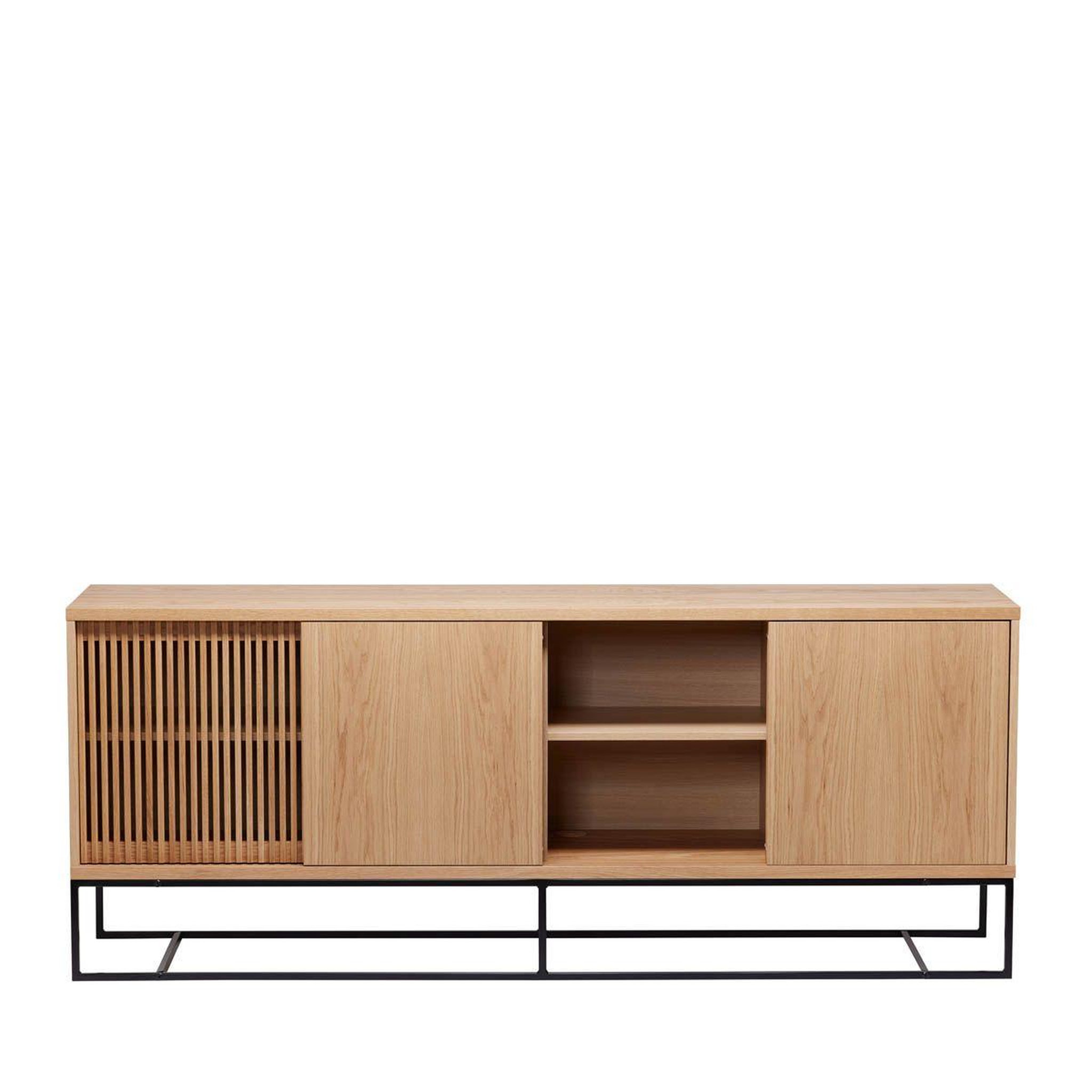 Voir la diapositive 4 : Paris Prix Buffet 4 portes coulissantes  ende  188cm chêne