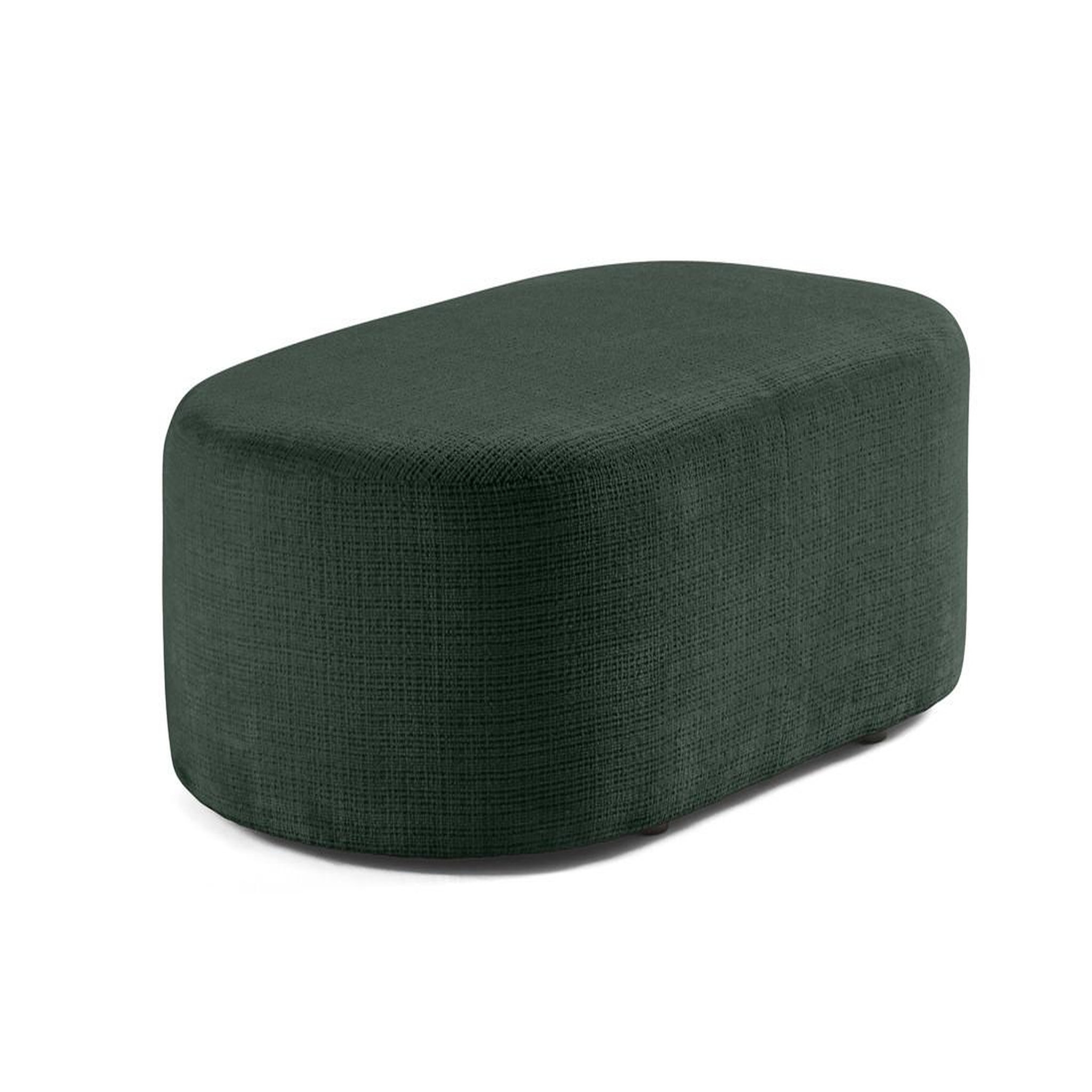 Voir la diapositive 3 : BEST MOBILIER Miro - pouf en velours texturé