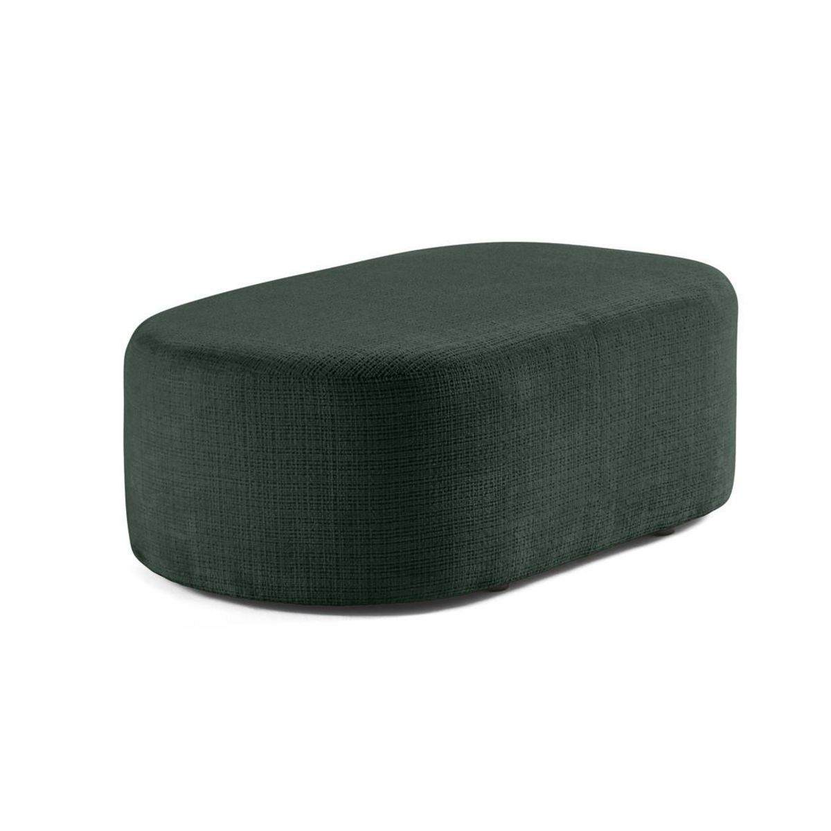 BEST MOBILIER Miro - pouf en velours texturé
