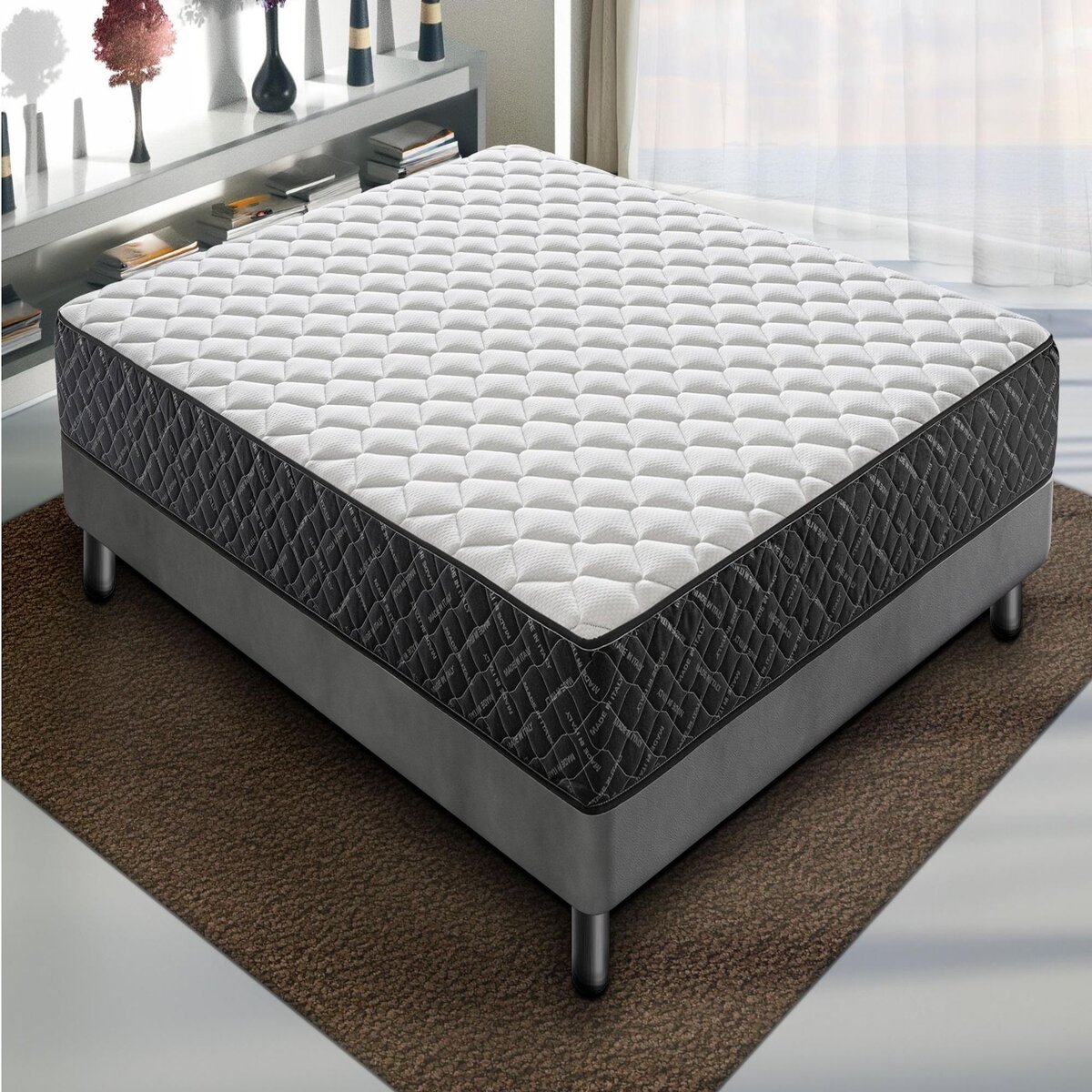 ILOVESLEEP Matelas Mousse RIO - Accueil Mémoire De Forme - Epaisseur 25 cm