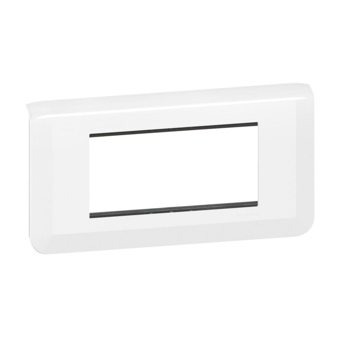 Legrand Support et plaque double Mosaic, LEGRAND, blanche