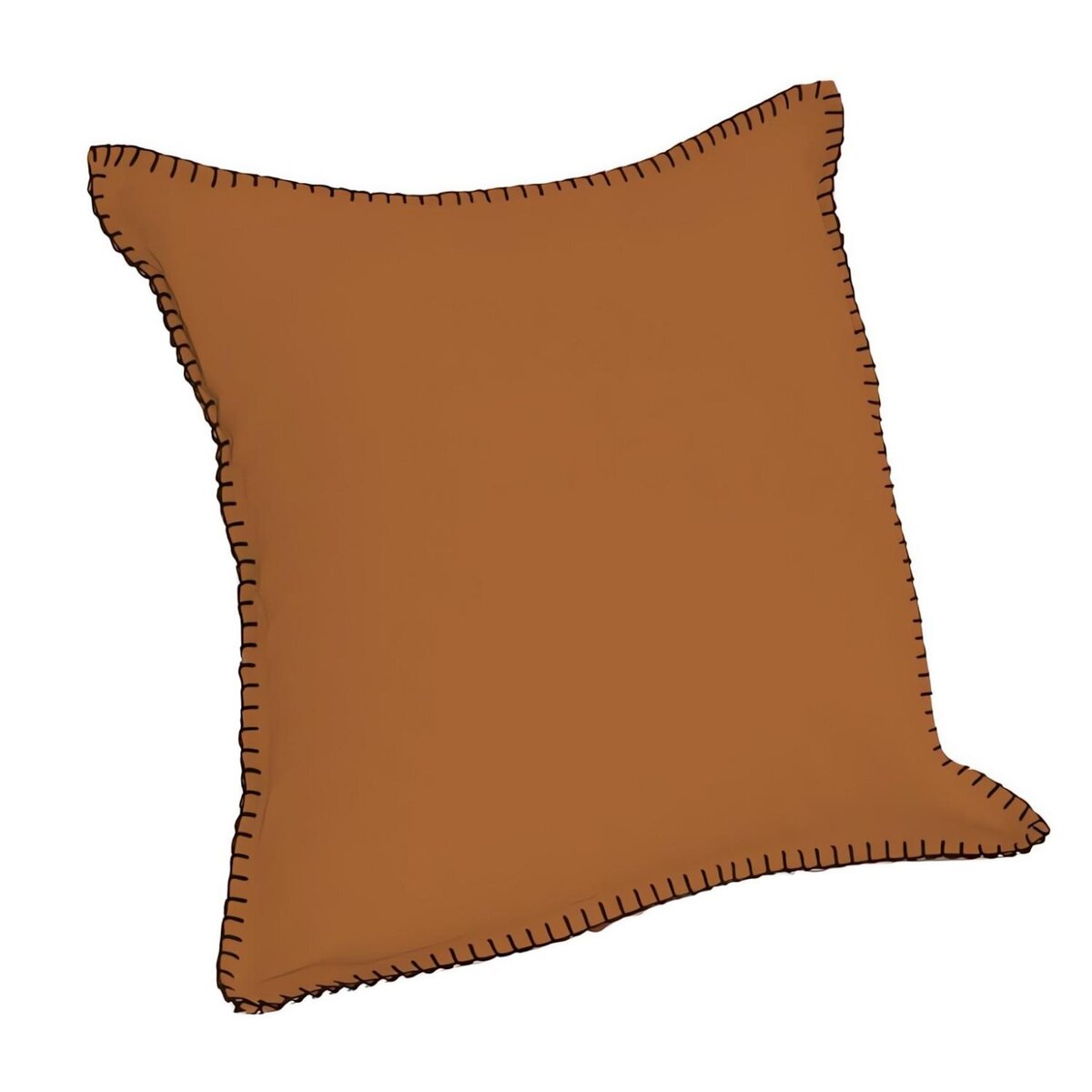 SOLEIL D'OCRE Coussin en coton lavé 40x40 cm SPIRIT, par Soleil d'Ocre