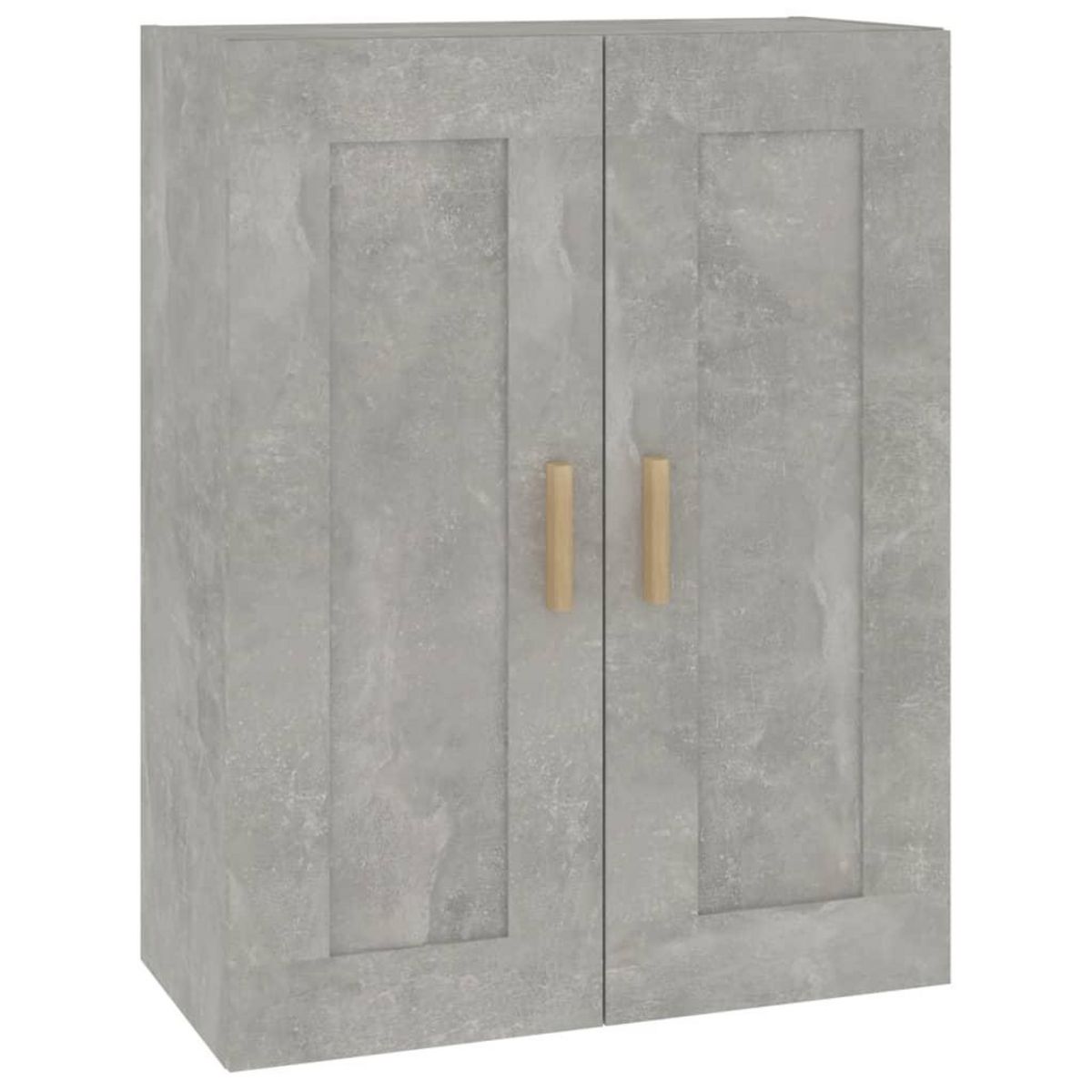 VIDAXL Armoire murale gris beton 69,5x32,5x90 cm bois d'ingenierie