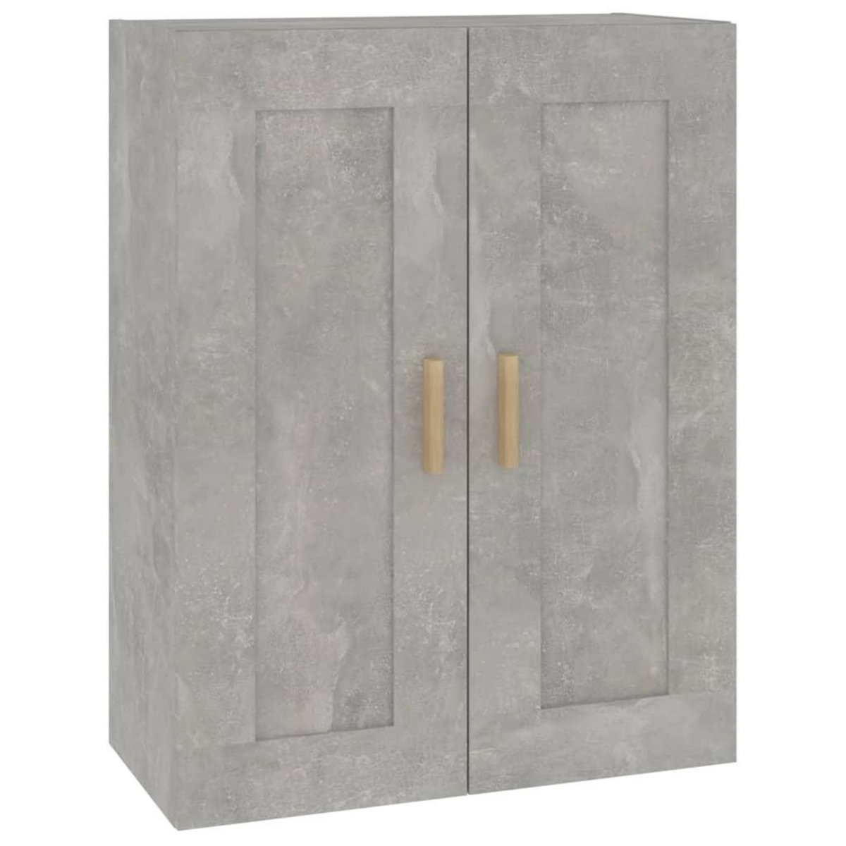 VIDAXL Armoire murale gris beton 69,5x32,5x90 cm bois d'ingenierie