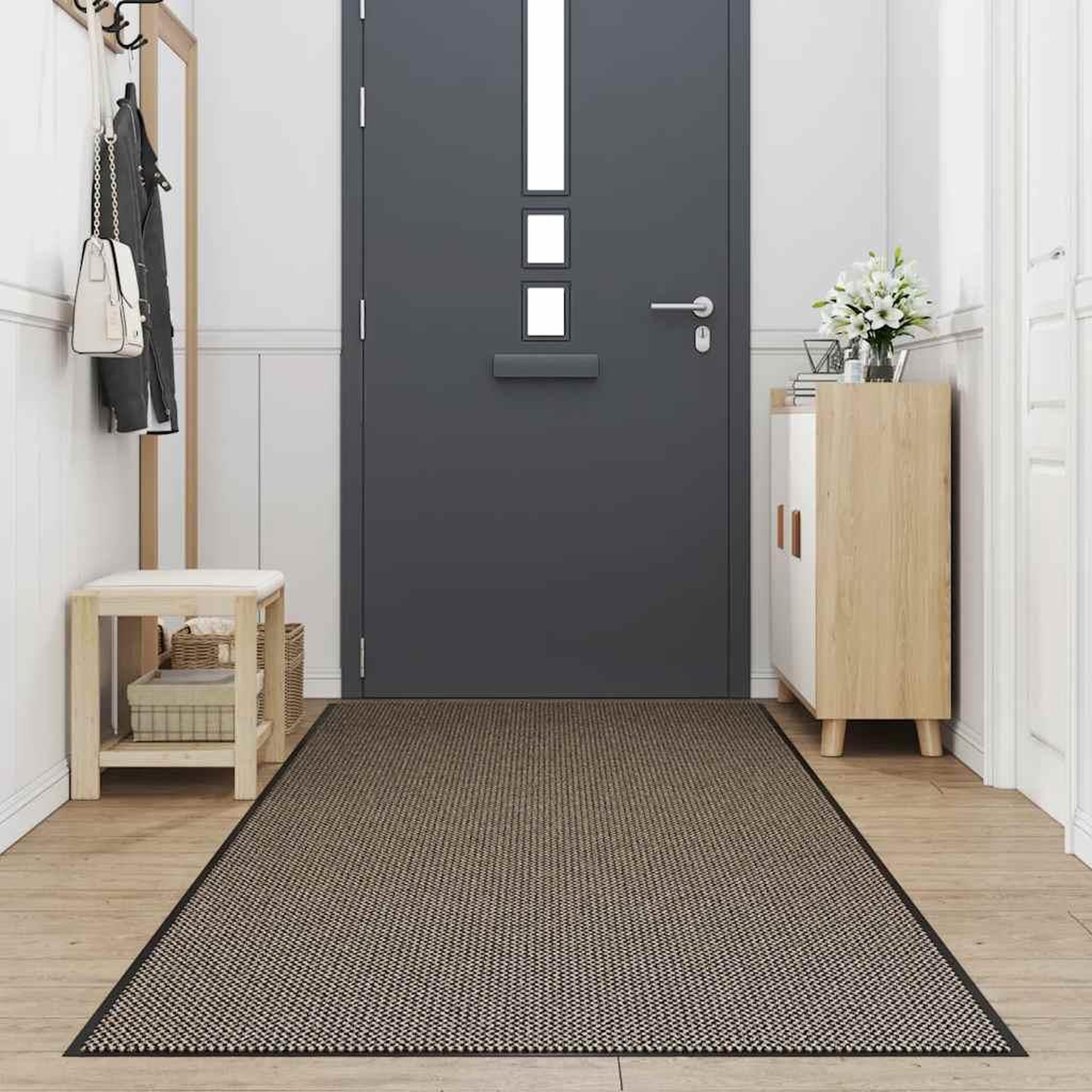 Voir la diapositive 2 : VIDAXL Paillasson marron 115x500 cm