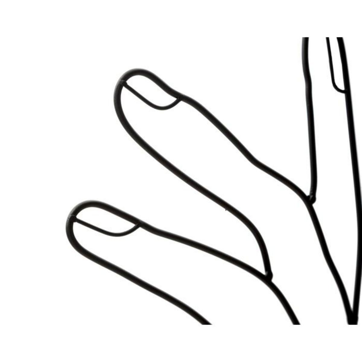 Paris Prix Décoration Murale Encadrée en Métal  Simply Face  61cm Noir