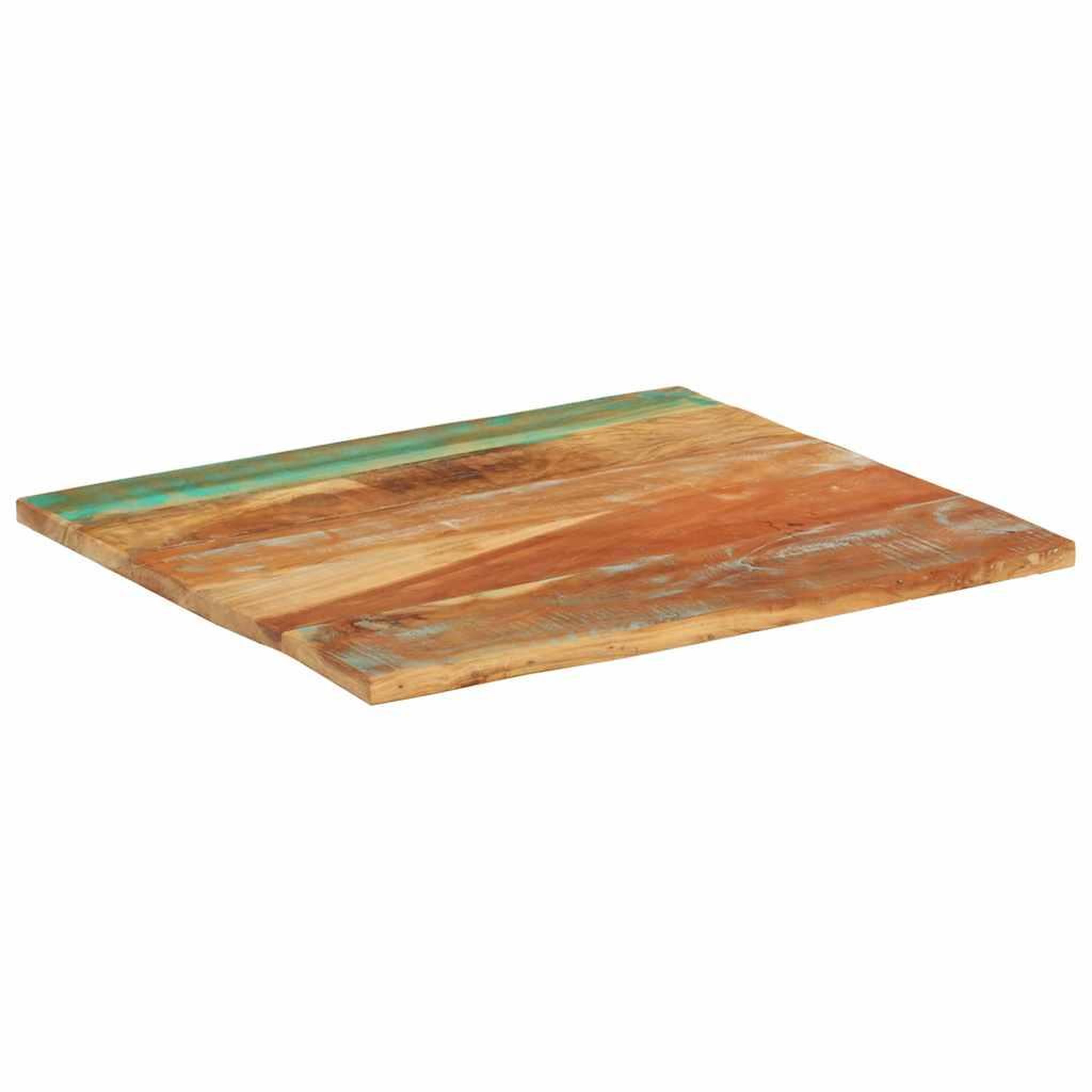 Voir la diapositive 4 : VIDAXL Dessus de table rectangulaire 70x80 cm 25-27 mm bois recupere
