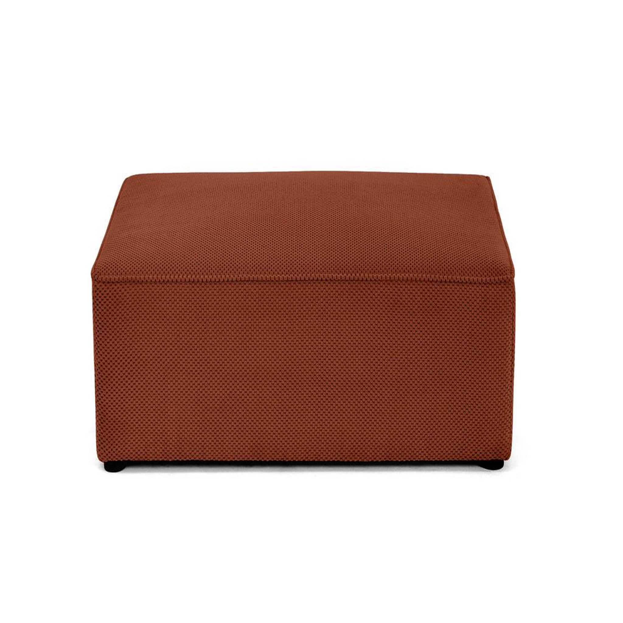 Voir la diapositive 1 : BEST MOBILIER Topaze - pouf - en velours texturé