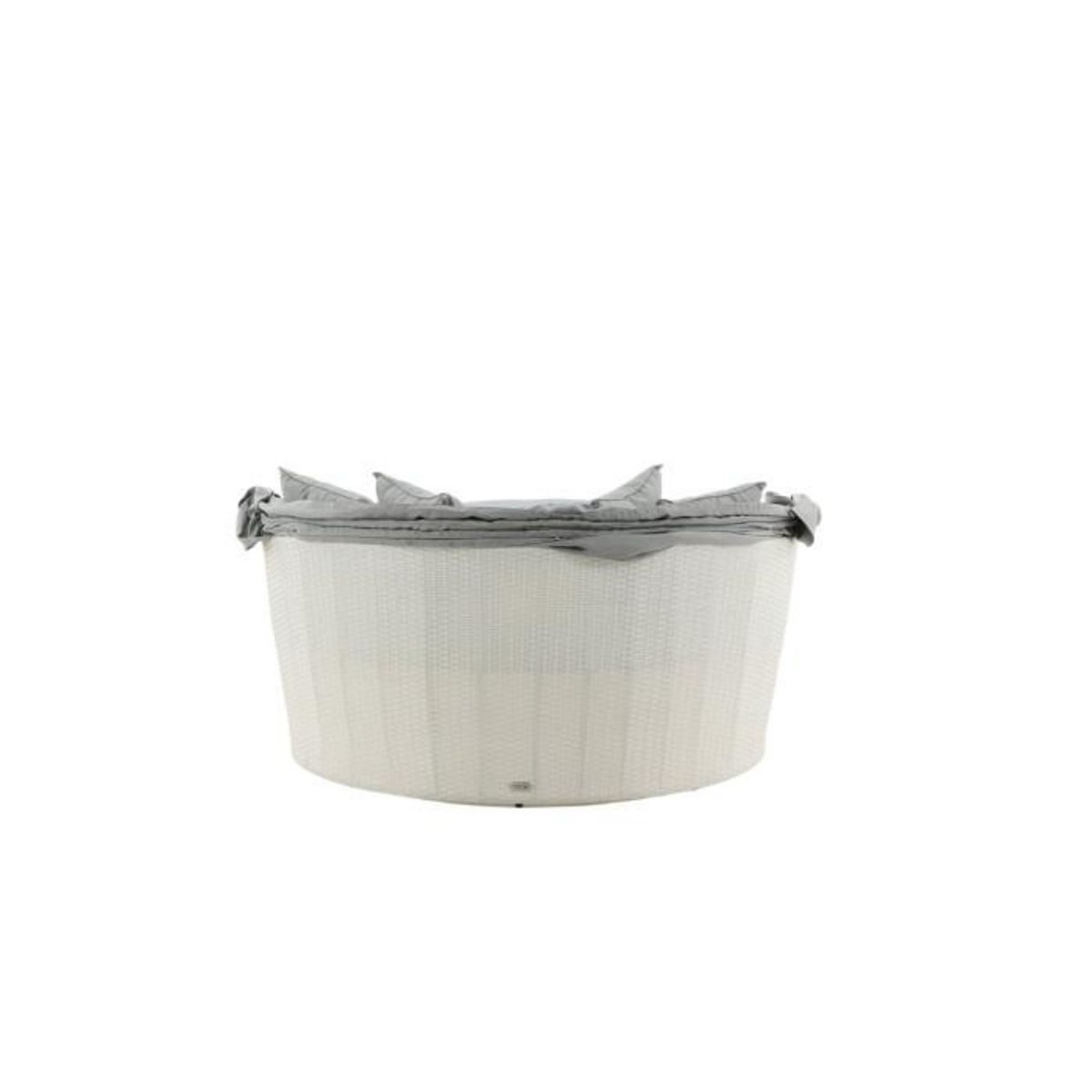 Paris Prix Salon de Jardin  Padova  153cm Blanc