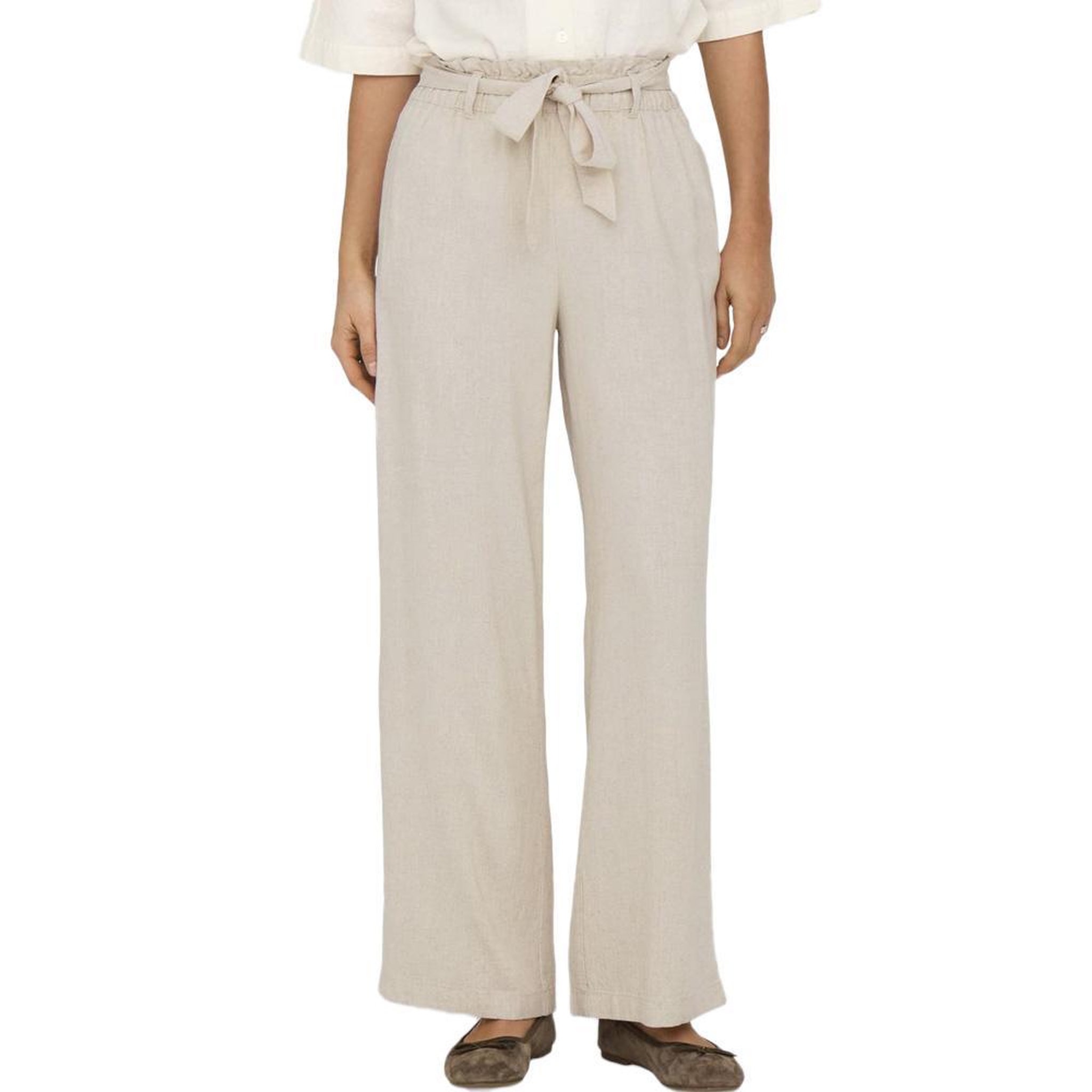 Voir la diapositive 1 : JACQUELINE DE YONG Pantalon en lin  Femme JDY Say