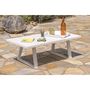Voir la diapositive 2 : PARIS GARDEN Salon bas de jardin - 5 places - Aluminium - Blanc - IBIZA