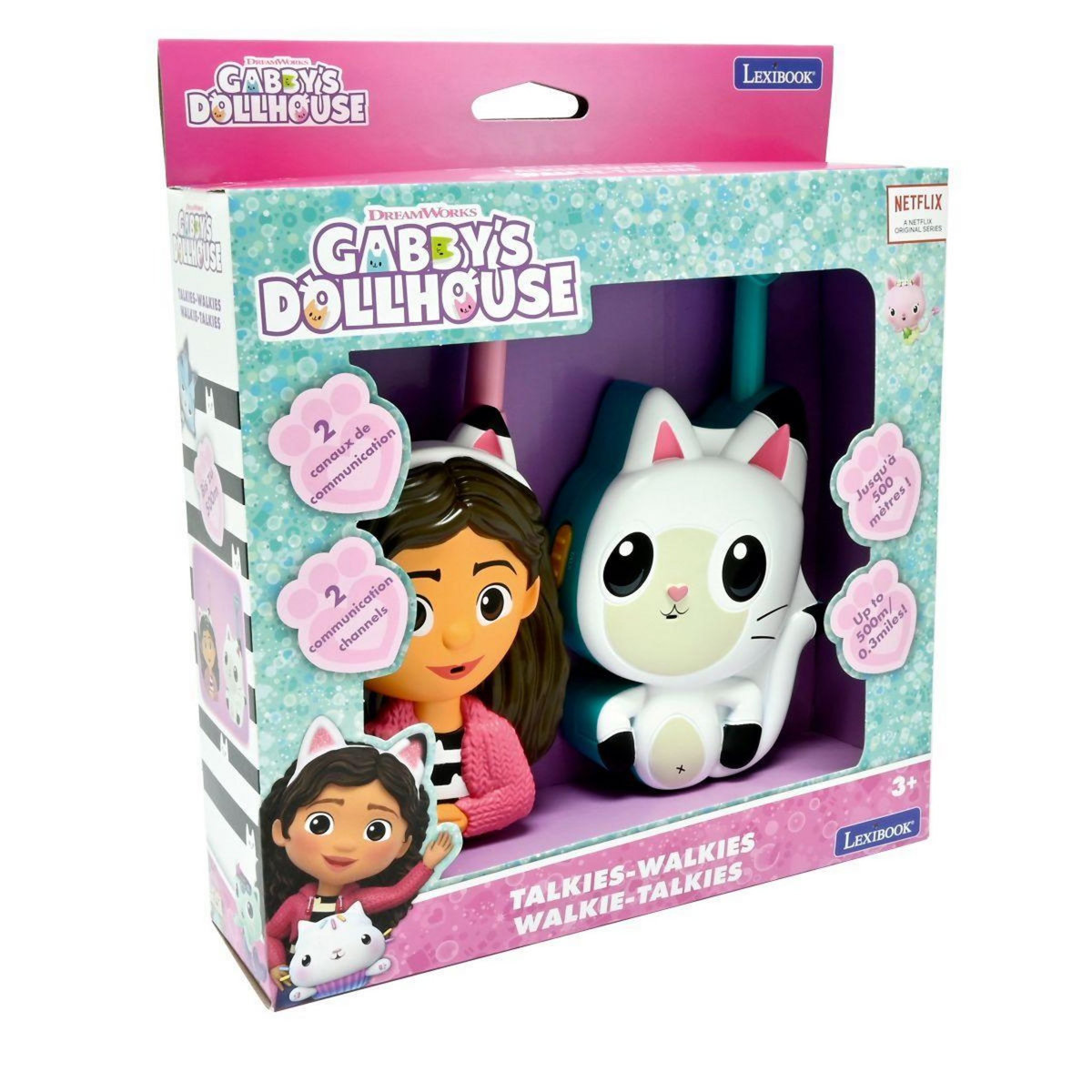 Lexibook Talkies-walkies Gabby et la Maison magique 3D